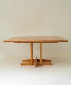 George Nakashima, Maple Frenchman's Cove Dining Table, signed and dated 1980