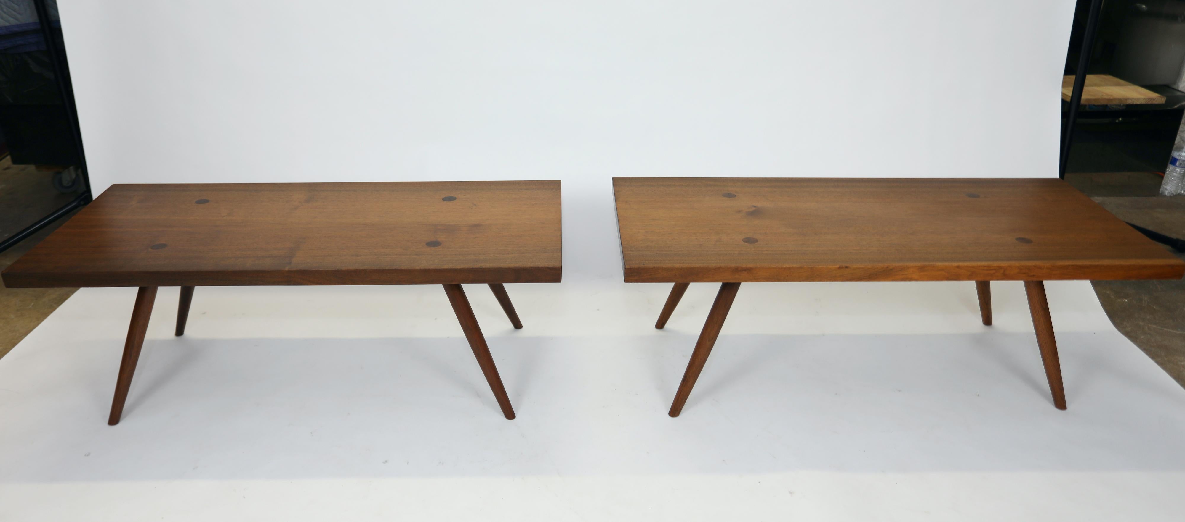 North American George Nakashima Matching Tables