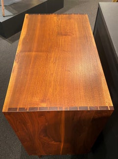 George Nakashima Mid Century Four-Drawer Dovetailed Walnut Dresser