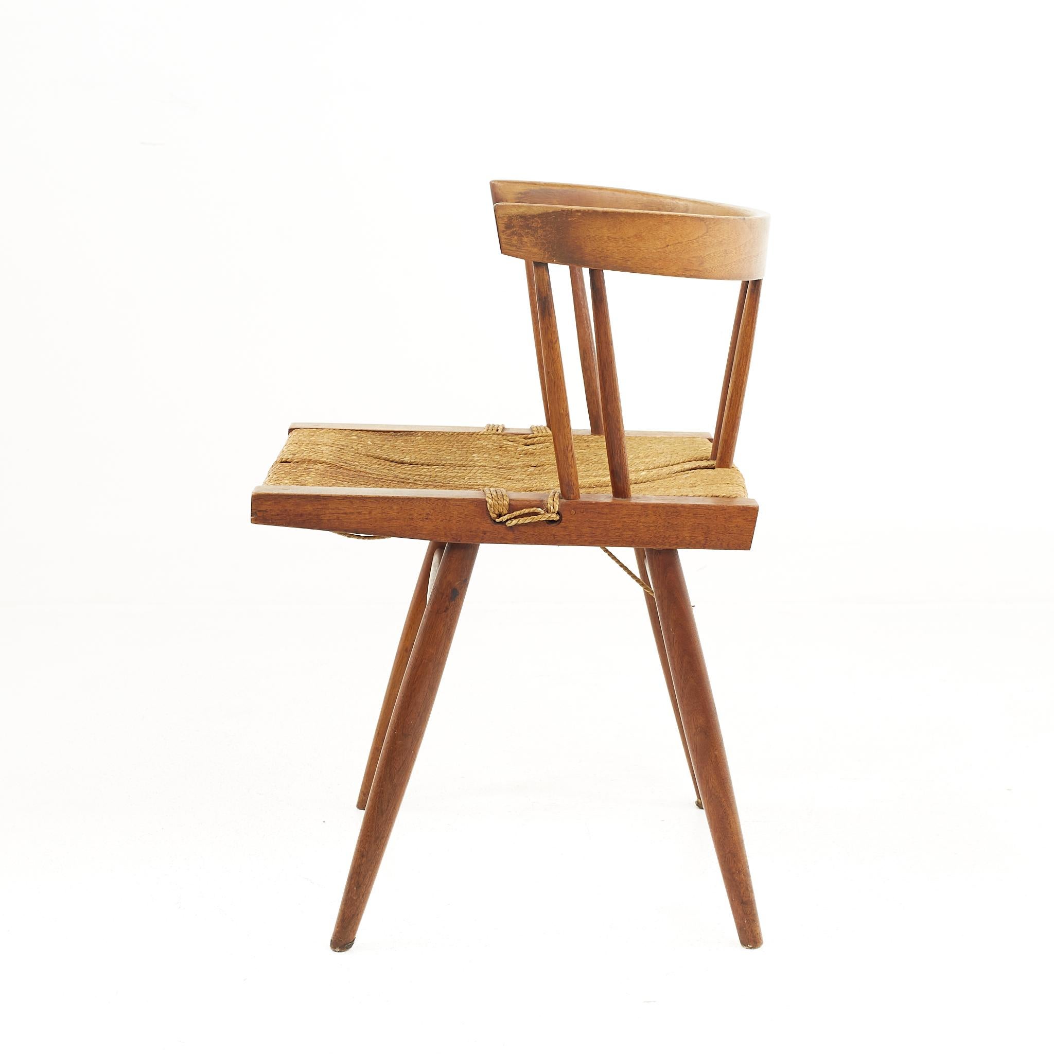 George Nakashima Mid Century Grass Chairm, a Pair 4