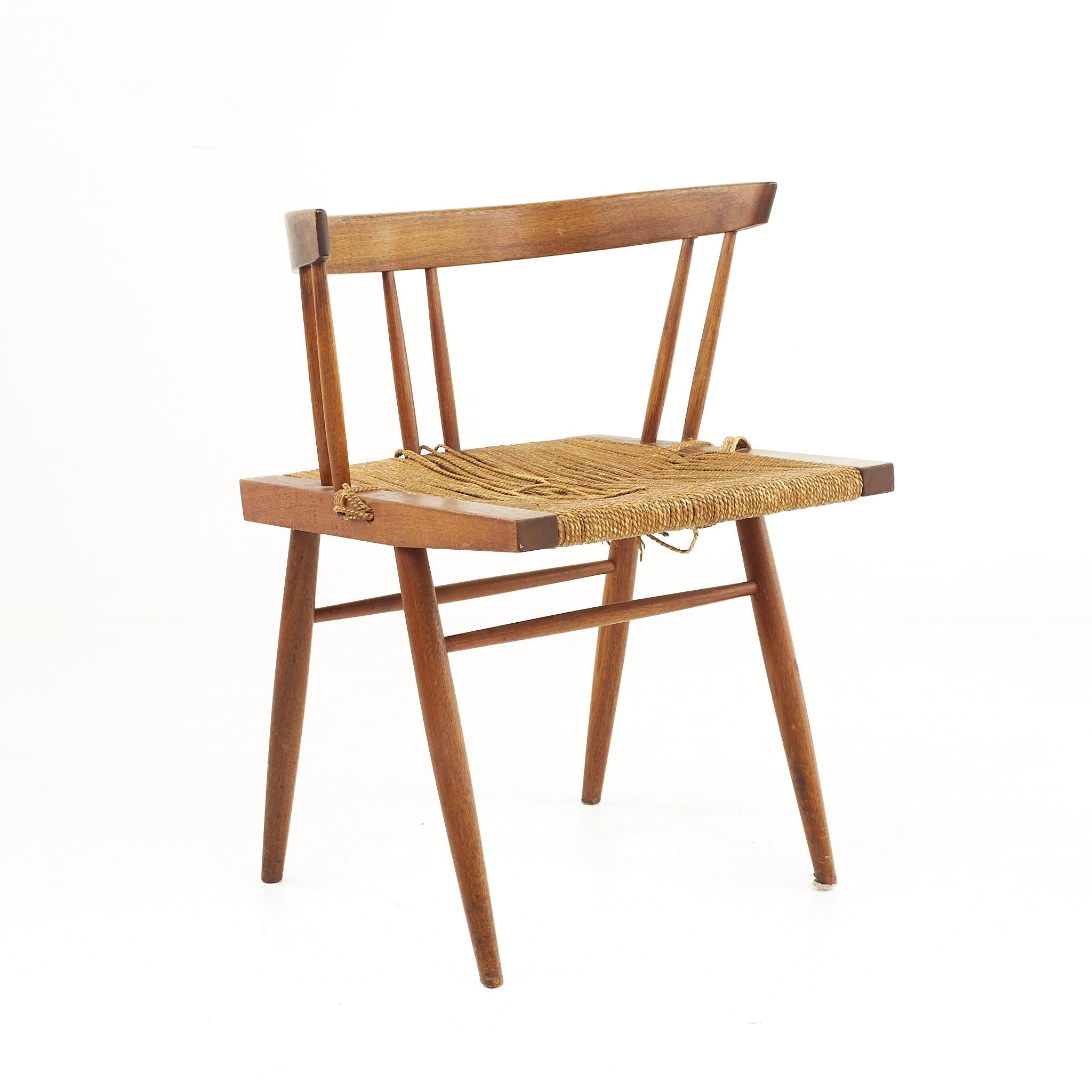 George Nakashima Mid Century Grass Chairm, a Pair 6