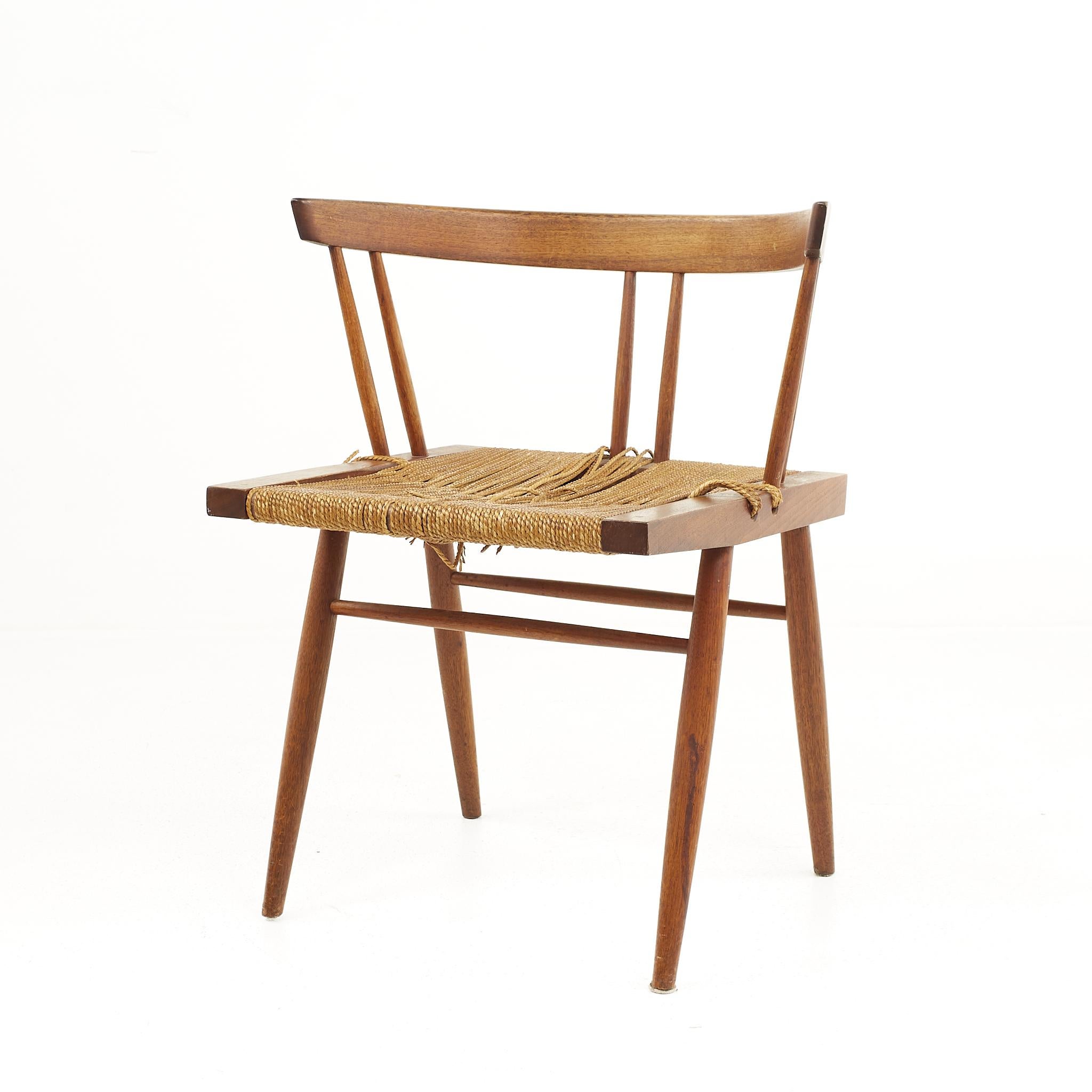 George Nakashima Mid Century Grass Chairm, a Pair 8