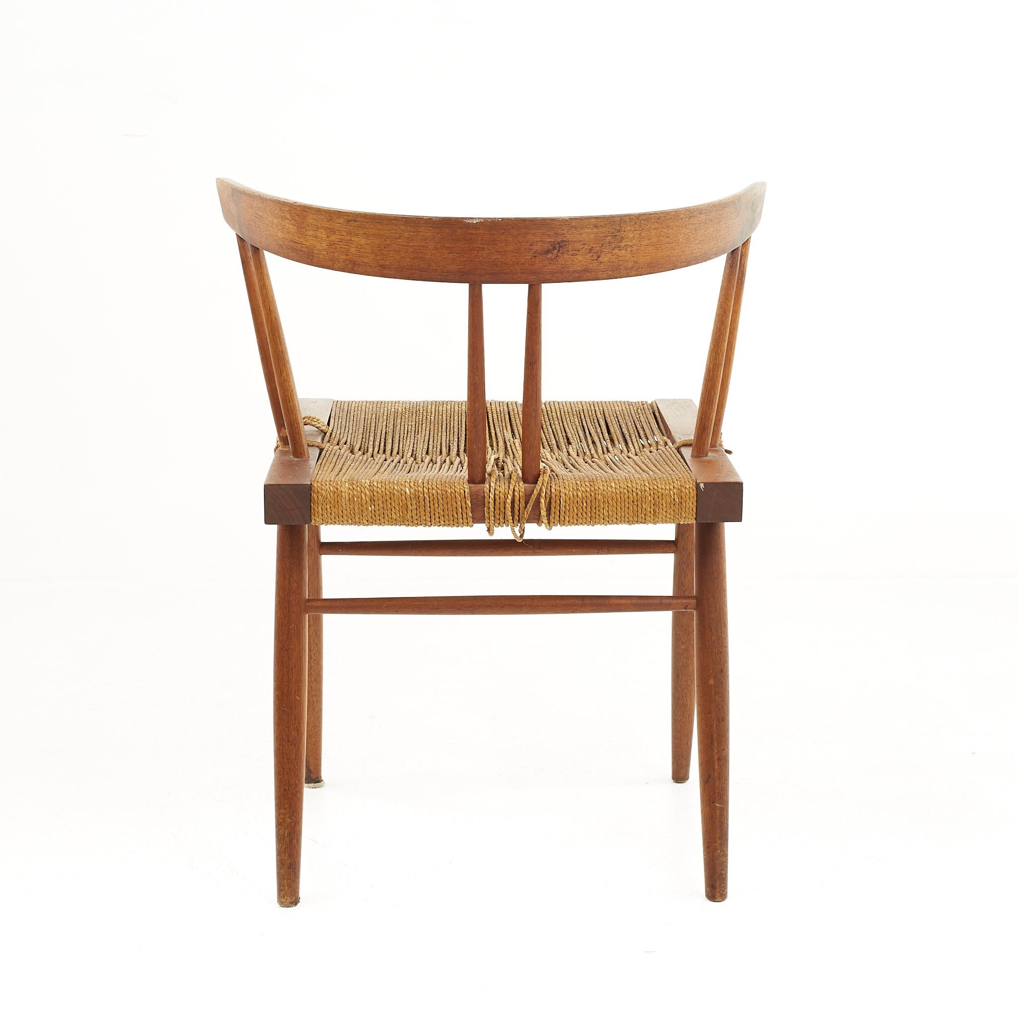 George Nakashima Mid Century Grass Chairm, a Pair 10