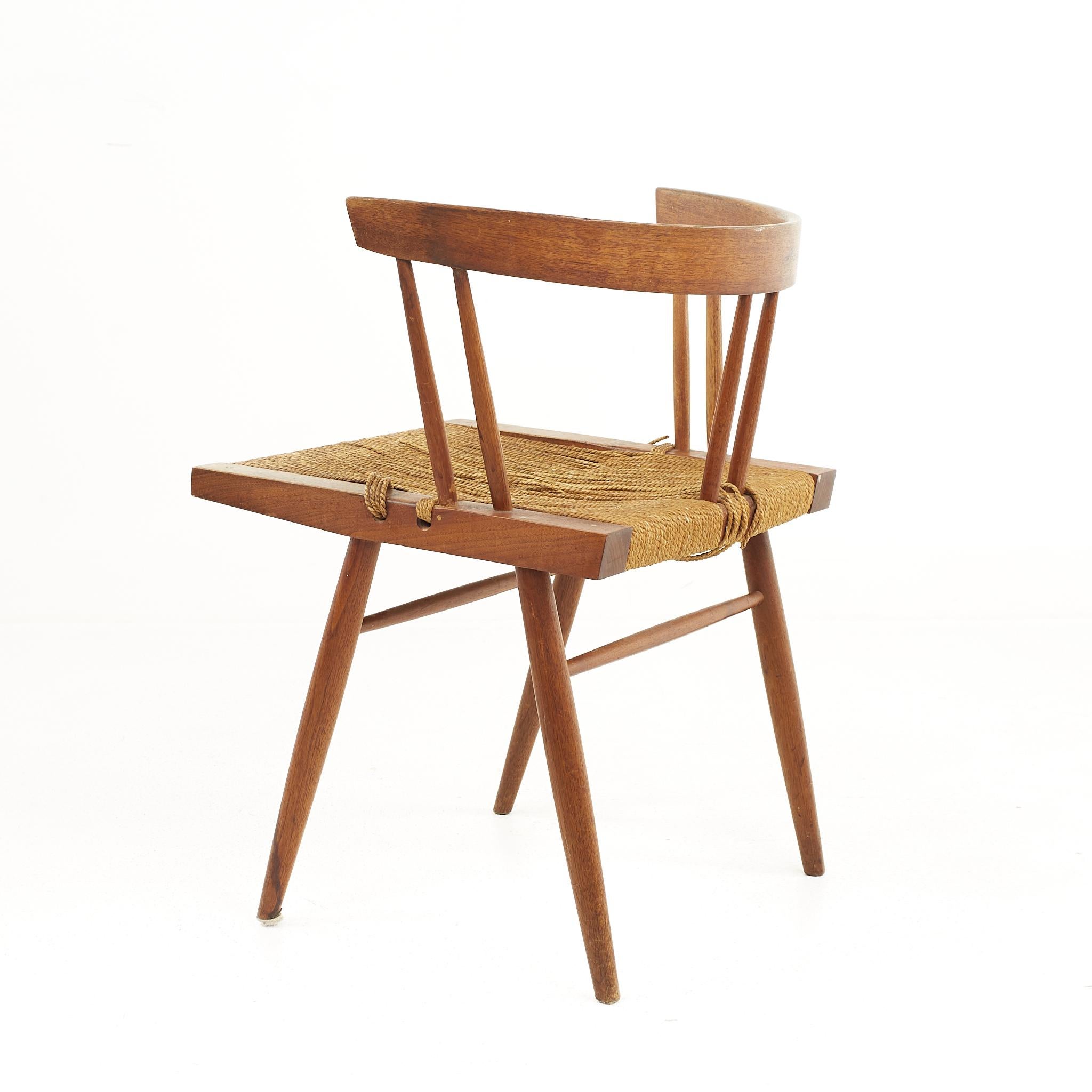 George Nakashima Mid Century Grass Chairm, a Pair 11