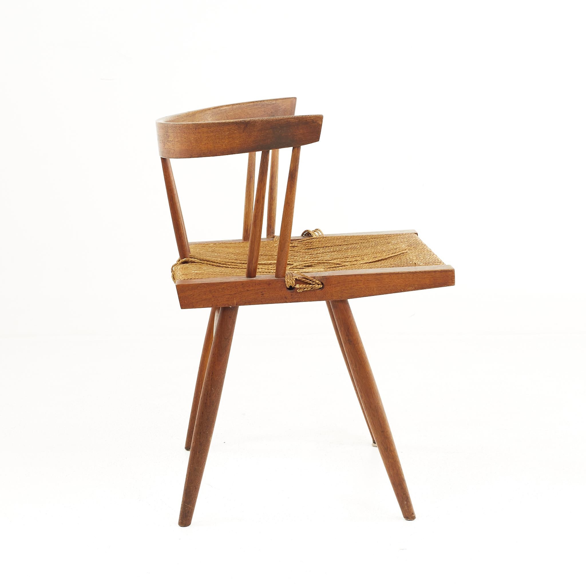 George Nakashima Mid Century Grass Chairm, a Pair 12