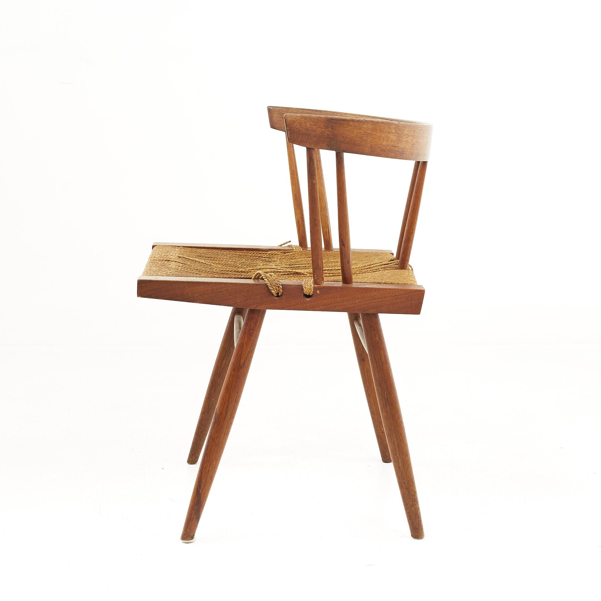 George Nakashima Mid Century Grass Chairm, a Pair 13