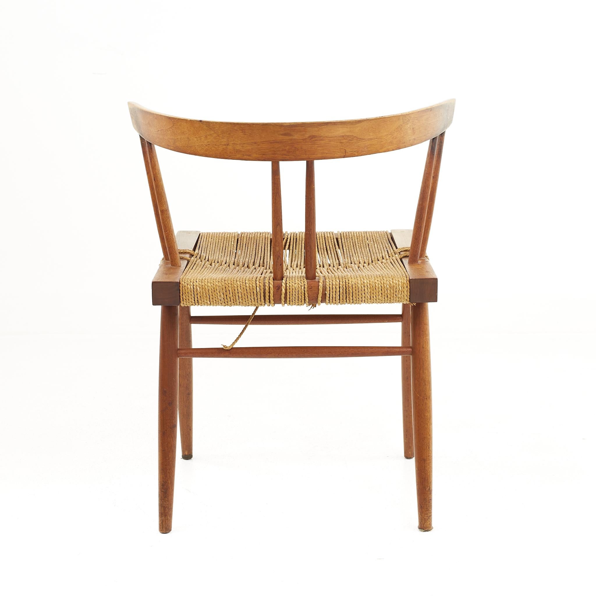 George Nakashima Mid Century Grass Chairm, a Pair 1