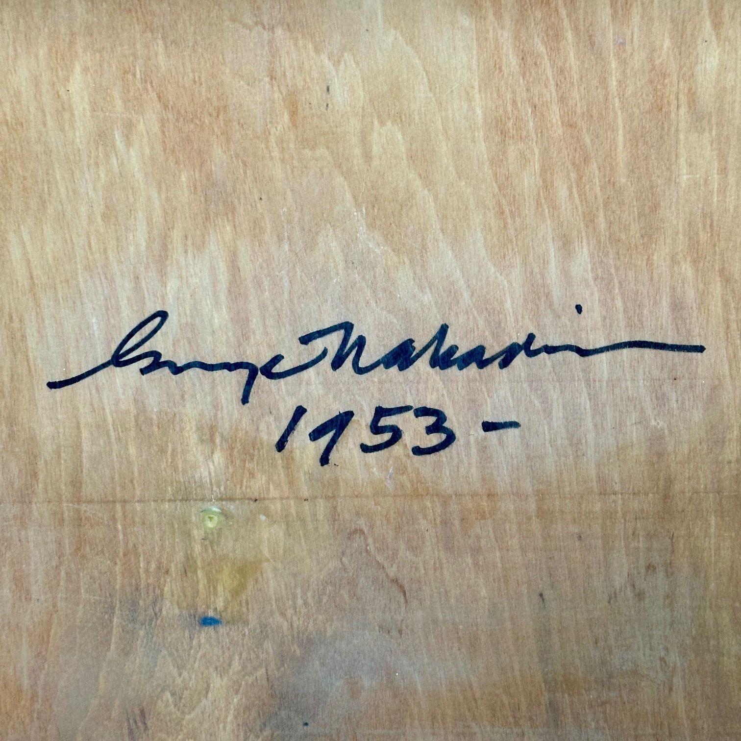 George Nakashima, Mid-Century Modern, American Walnut, Rare Dresser, USA, 1953 For Sale 9
