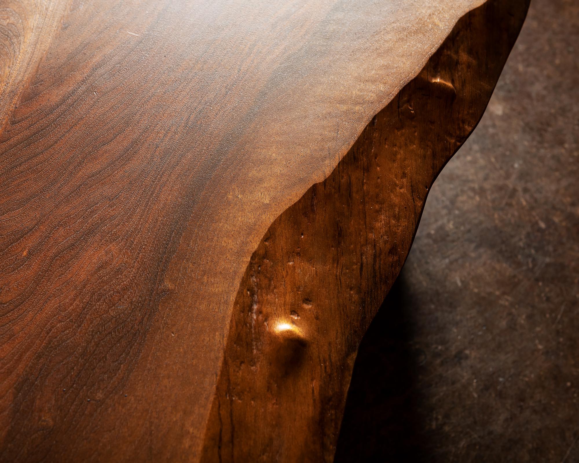 George Nakashima Minguren II Coffee Table in Black Walnut, 1980s For Sale 1