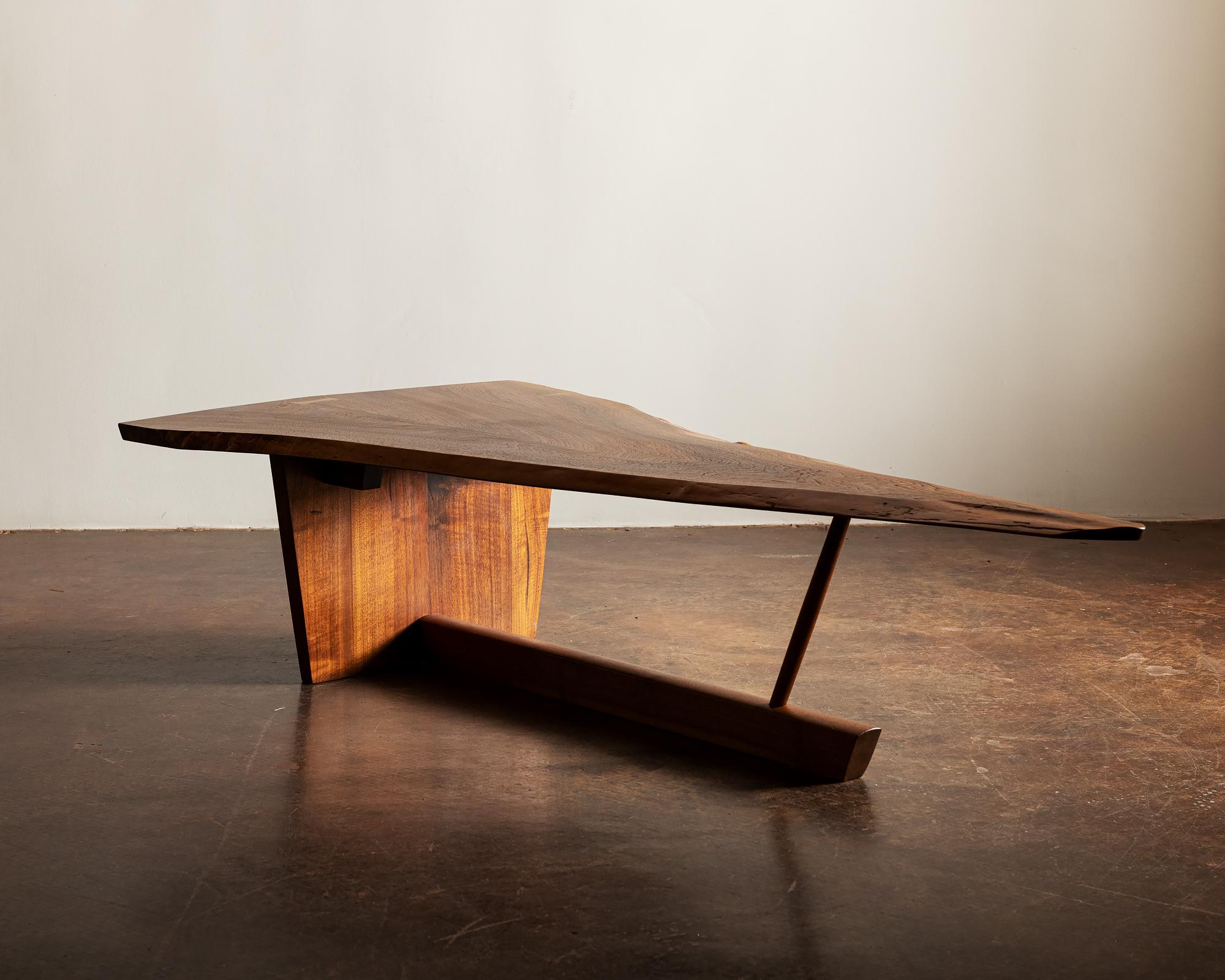 Stunning coffee table by George Nakashima, United States, 1980s. Studio example.

This table comes with a letter of authentication from Mira Nakashima of Nakashima Woodworkers in New Hope, PA.