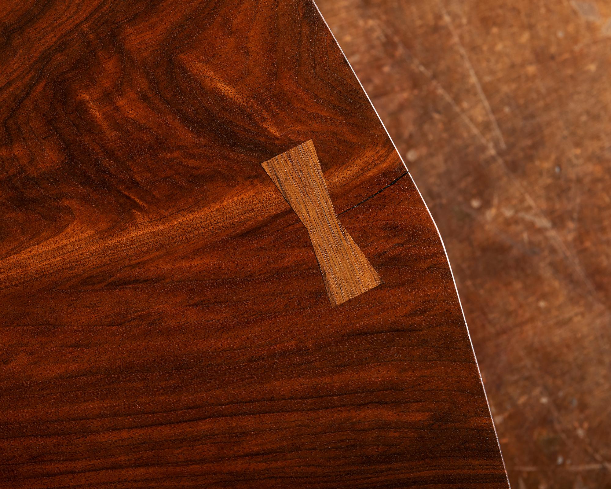 George Nakashima Minguren II Coffee Table in Black Walnut, 1980s In Good Condition For Sale In Sylacauga, AL