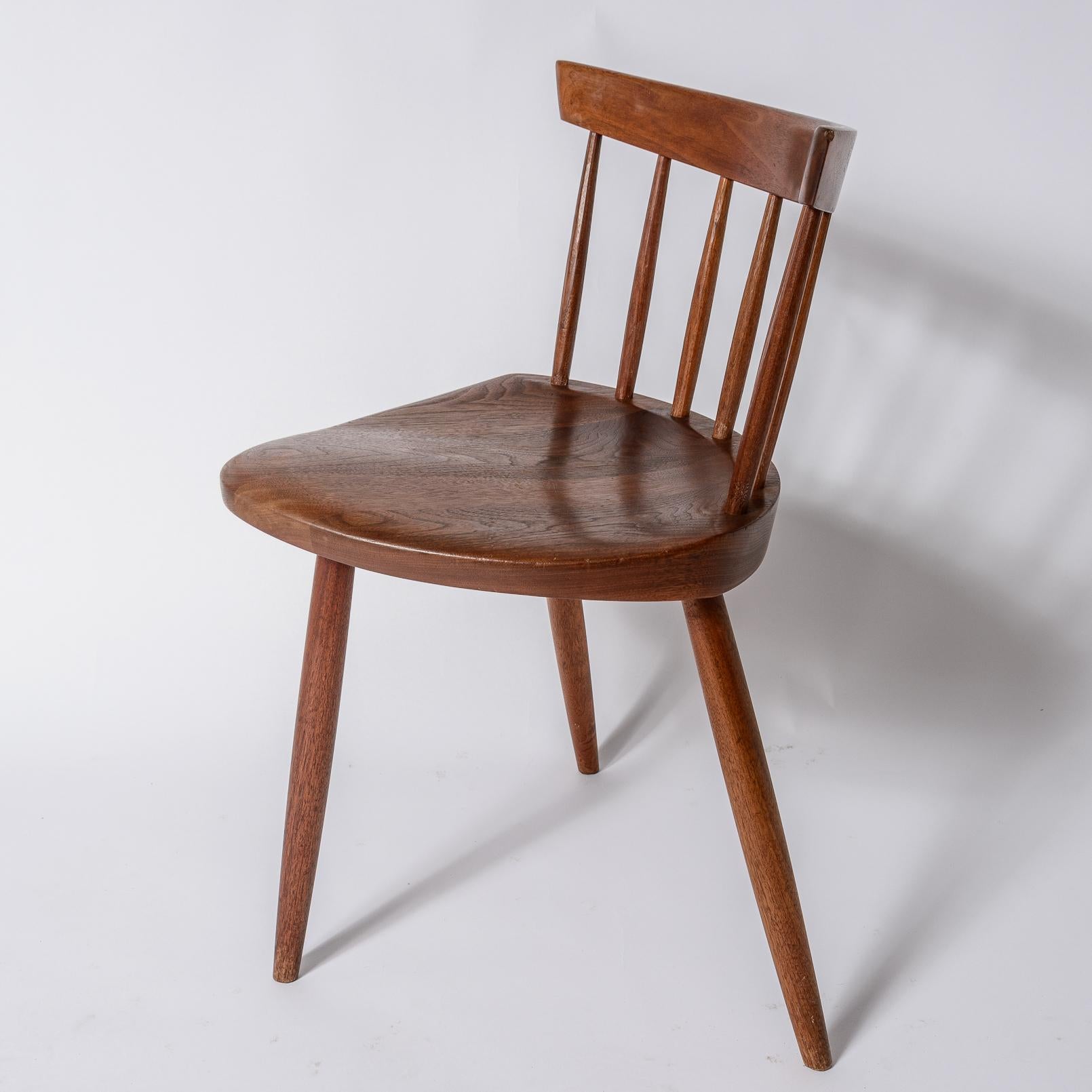 George Nakashima Walnut Mira Chair
Original Surface
Marked Showroom on underside of Chair Seat