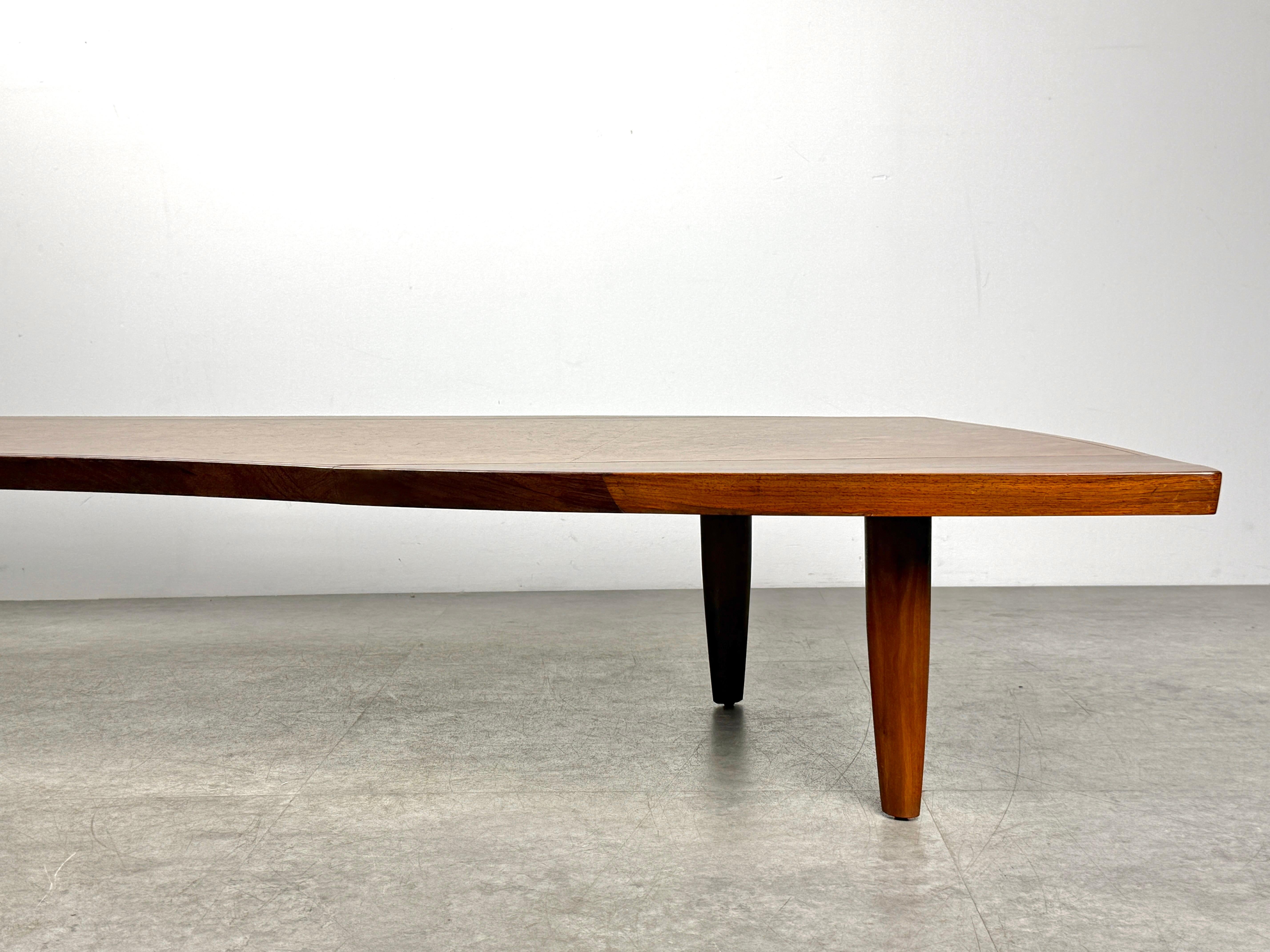 George Nakashima Coffee Table Model 200-84W in Elm Burl for Widdicomb Origins 10