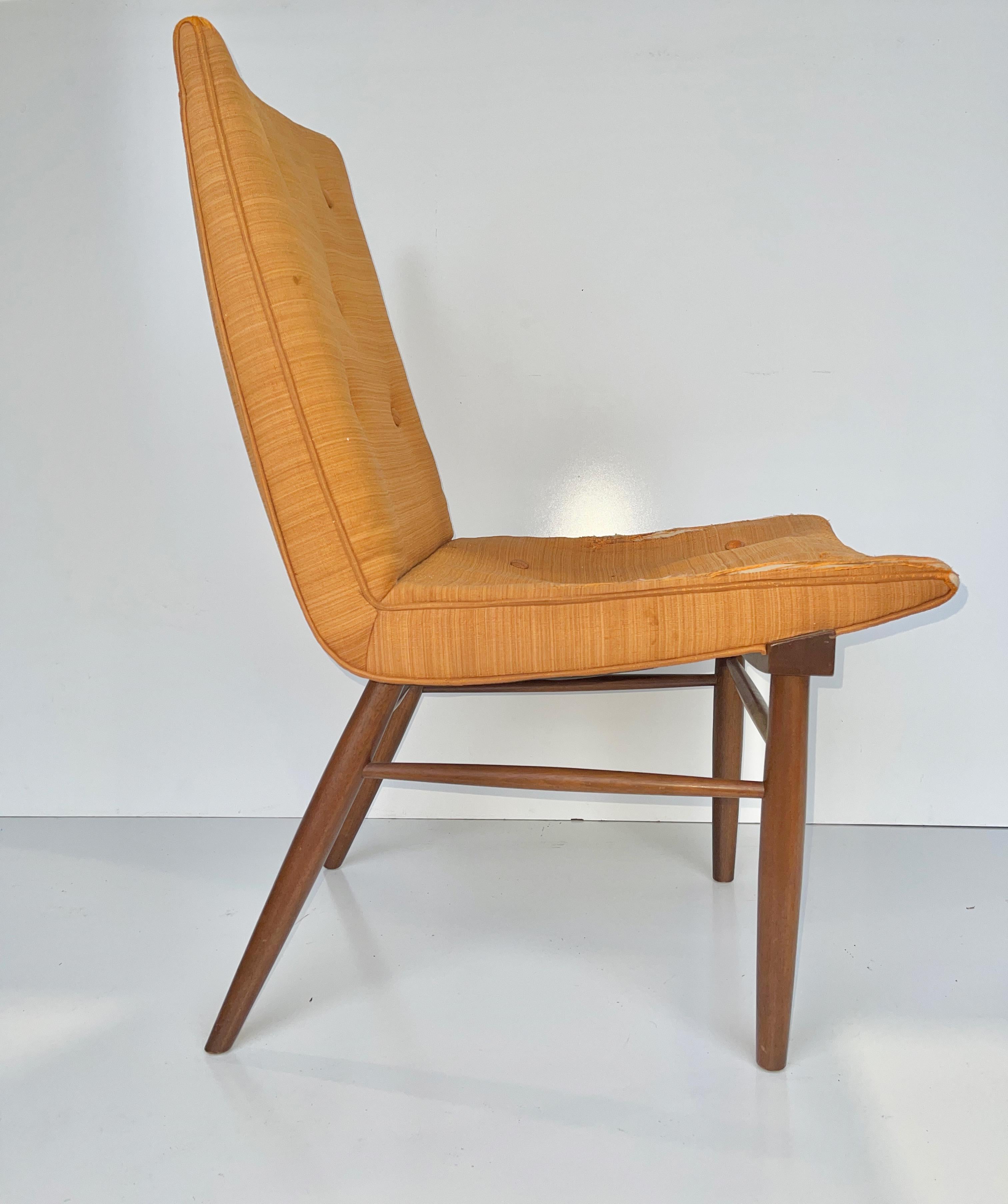 Walnut George Nakashima Model 206 Dining Chair for Widdicomb For Sale