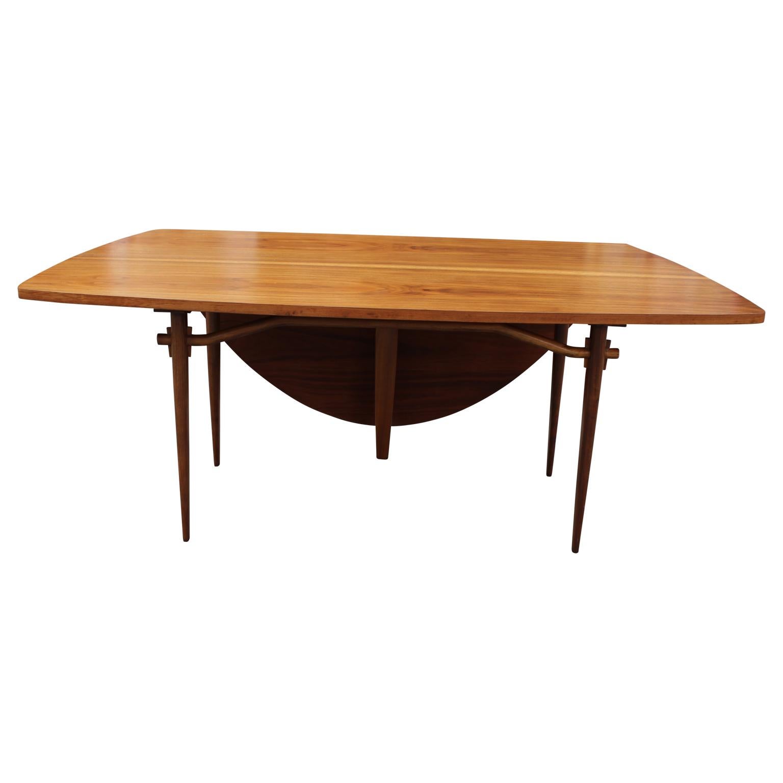 George Nakashima Model 793 Widdicomb Dining Table and New Chair Set of Five 3