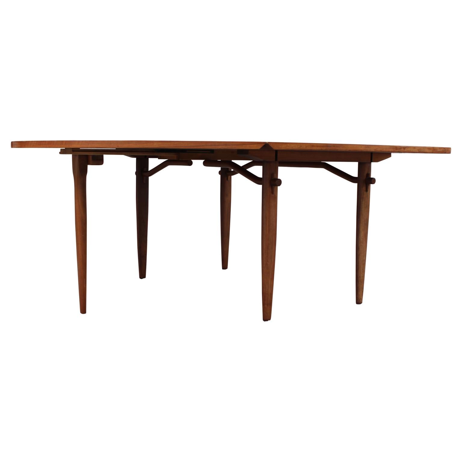 George Nakashima Model 793 Widdicomb Dining Table and New Chair Set of Five 5