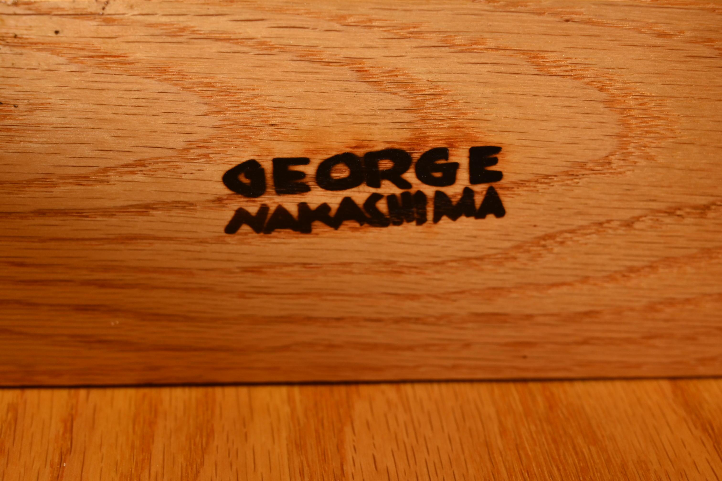 George Nakashima Monumental Sculpted East Indian Laurel Wood Dresser 1