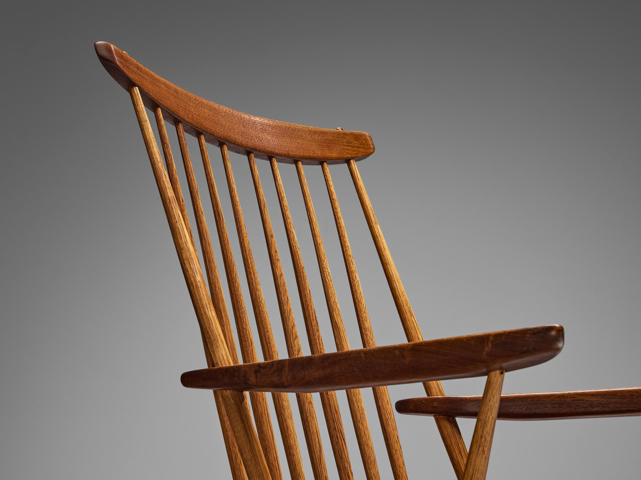 Fauteuils George Nakashima 'New' en noyer et hickory  en vente 3