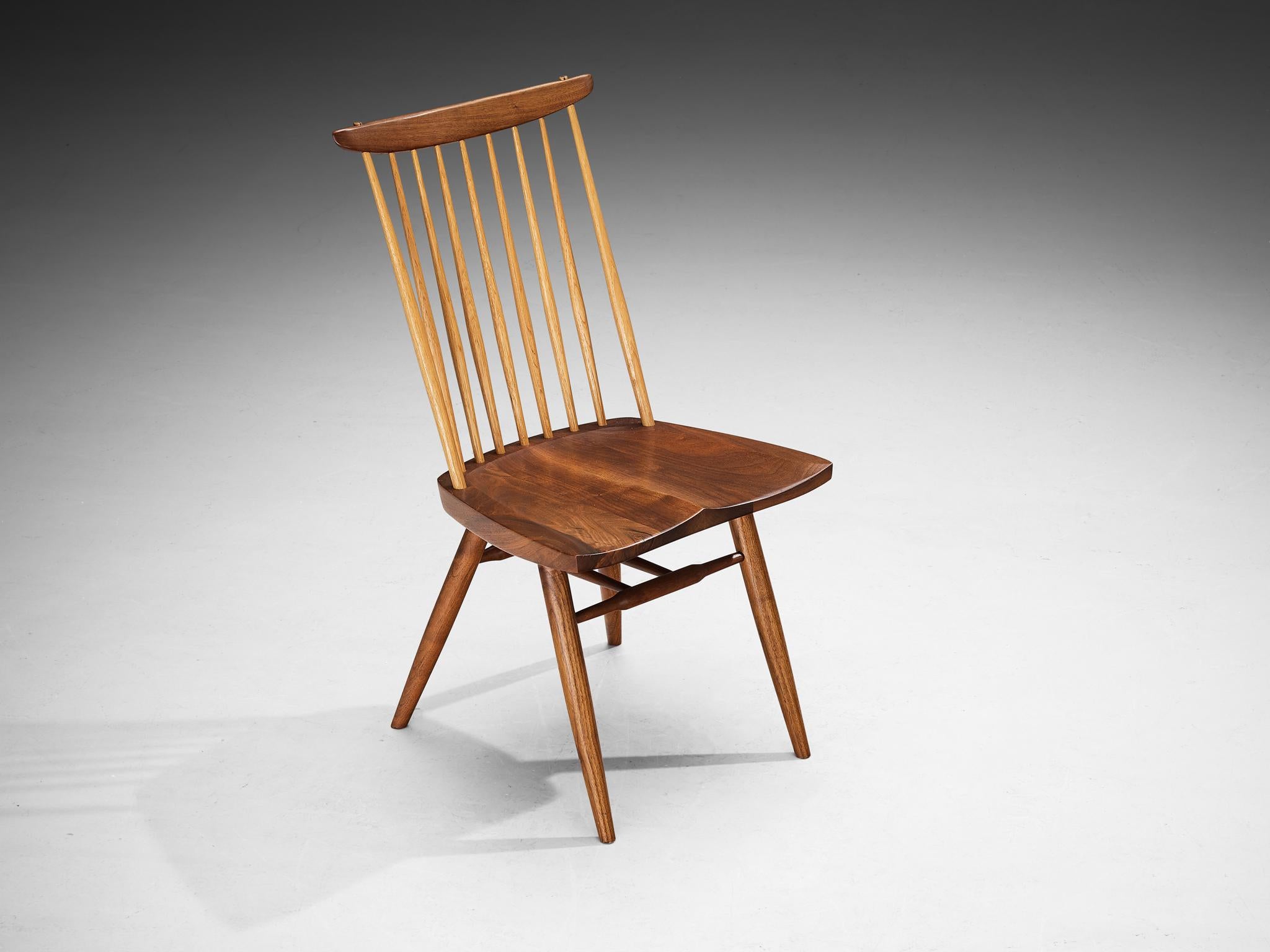 George Nakashima 'New' Dining Chairs in Walnut and Hickory  For Sale 6