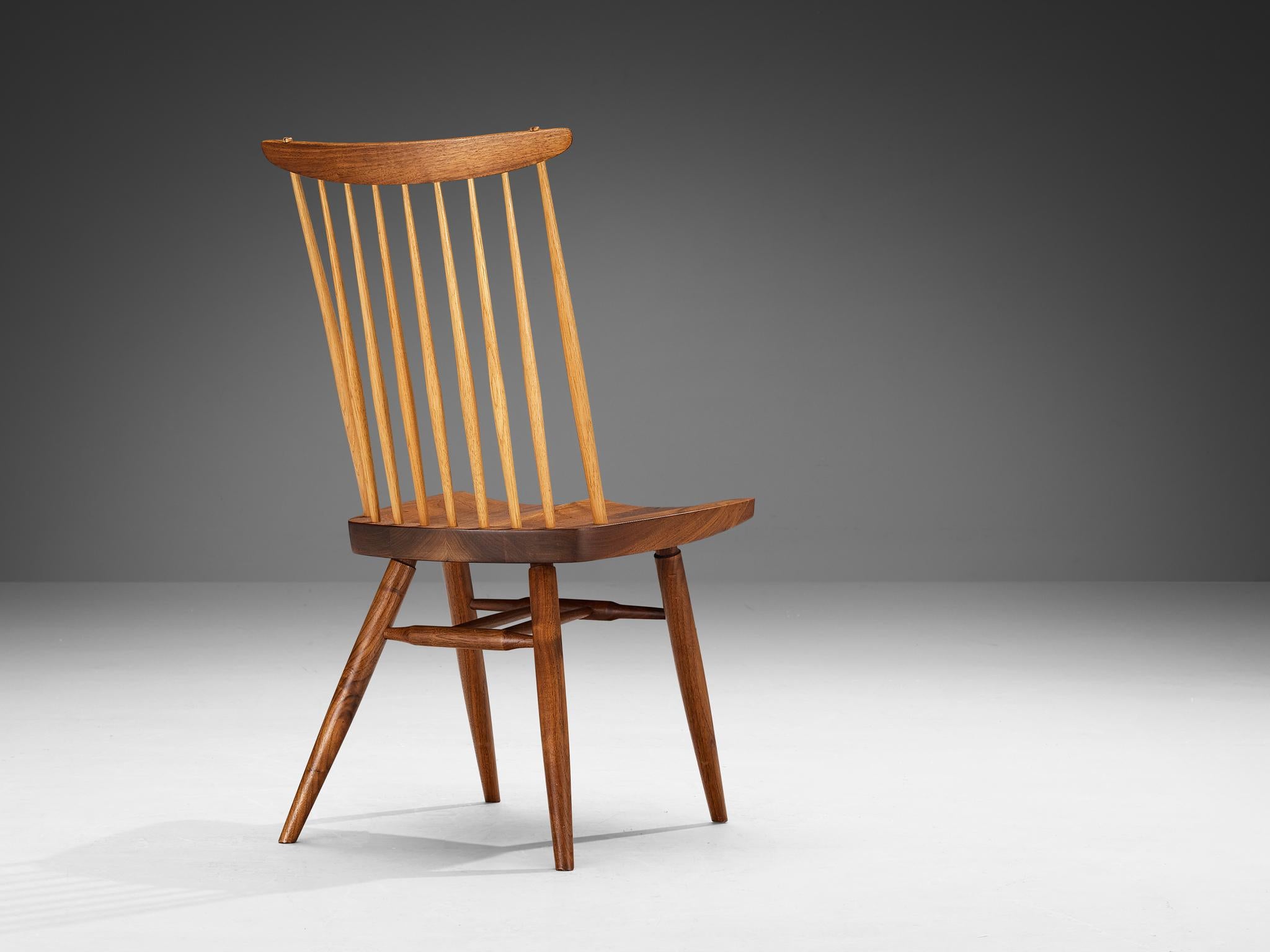 George Nakashima 'New' Dining Chairs in Walnut and Hickory  For Sale 2