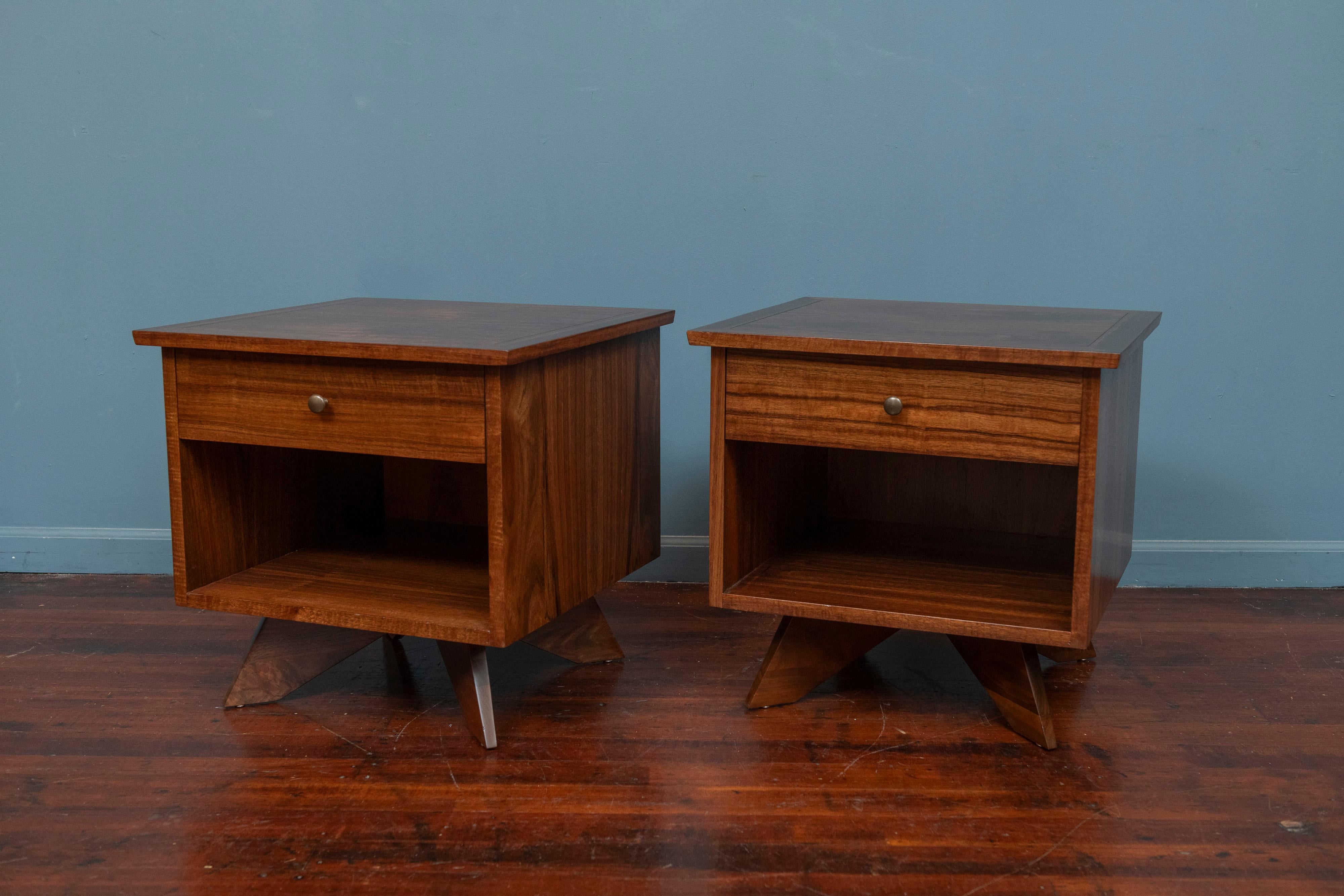 George Nakashima Nightstands for Widdicomb In Good Condition In San Francisco, CA