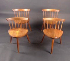 George Nakashima, Original Mira Chair, 1963, American Black Walnut (3 disponibles)