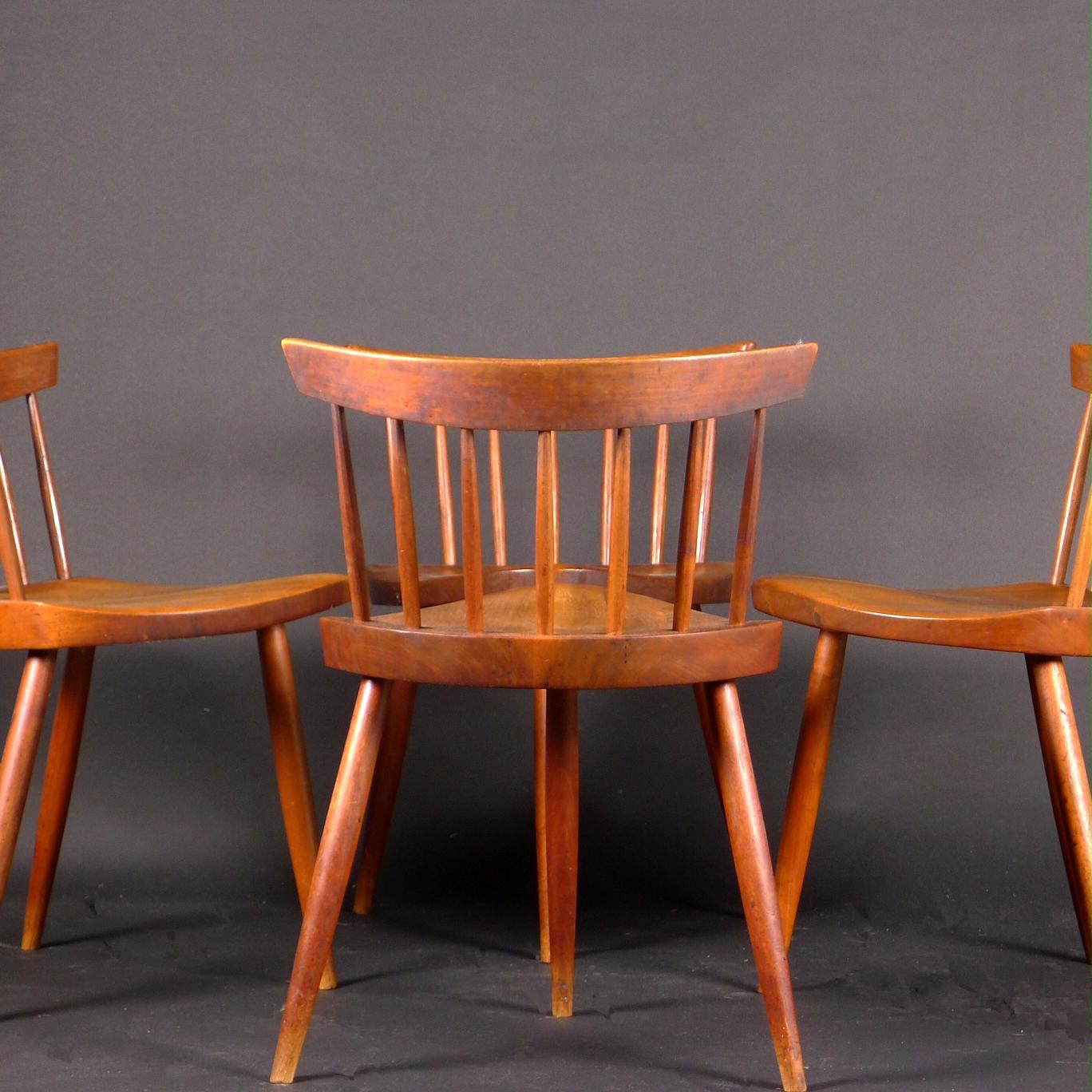 George Nakashima, Original Mira Chair, 1963, American Black Walnut (3 available) 1