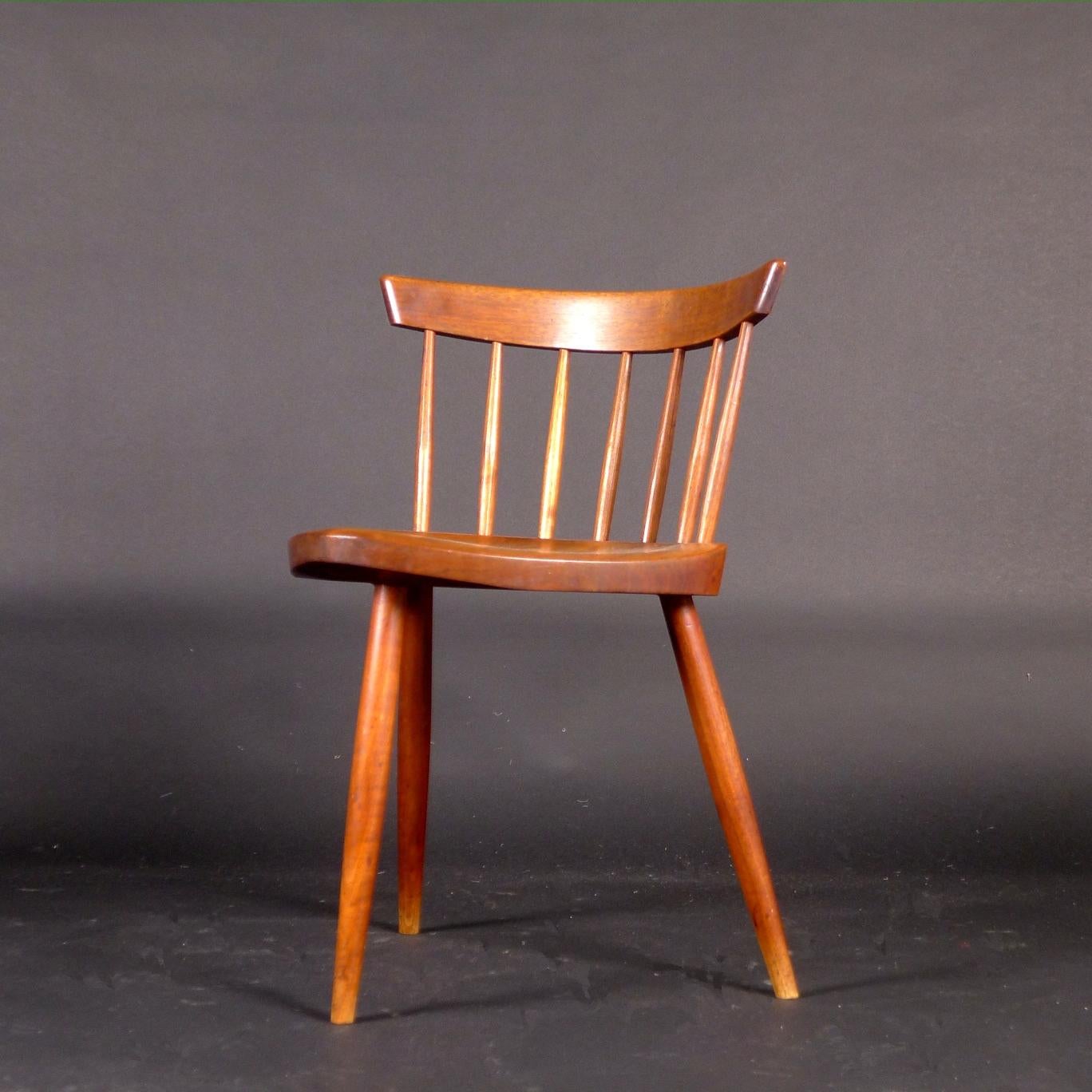 George Nakashima, Original Mira Chair, 1963, American Black Walnut (3 available) 4