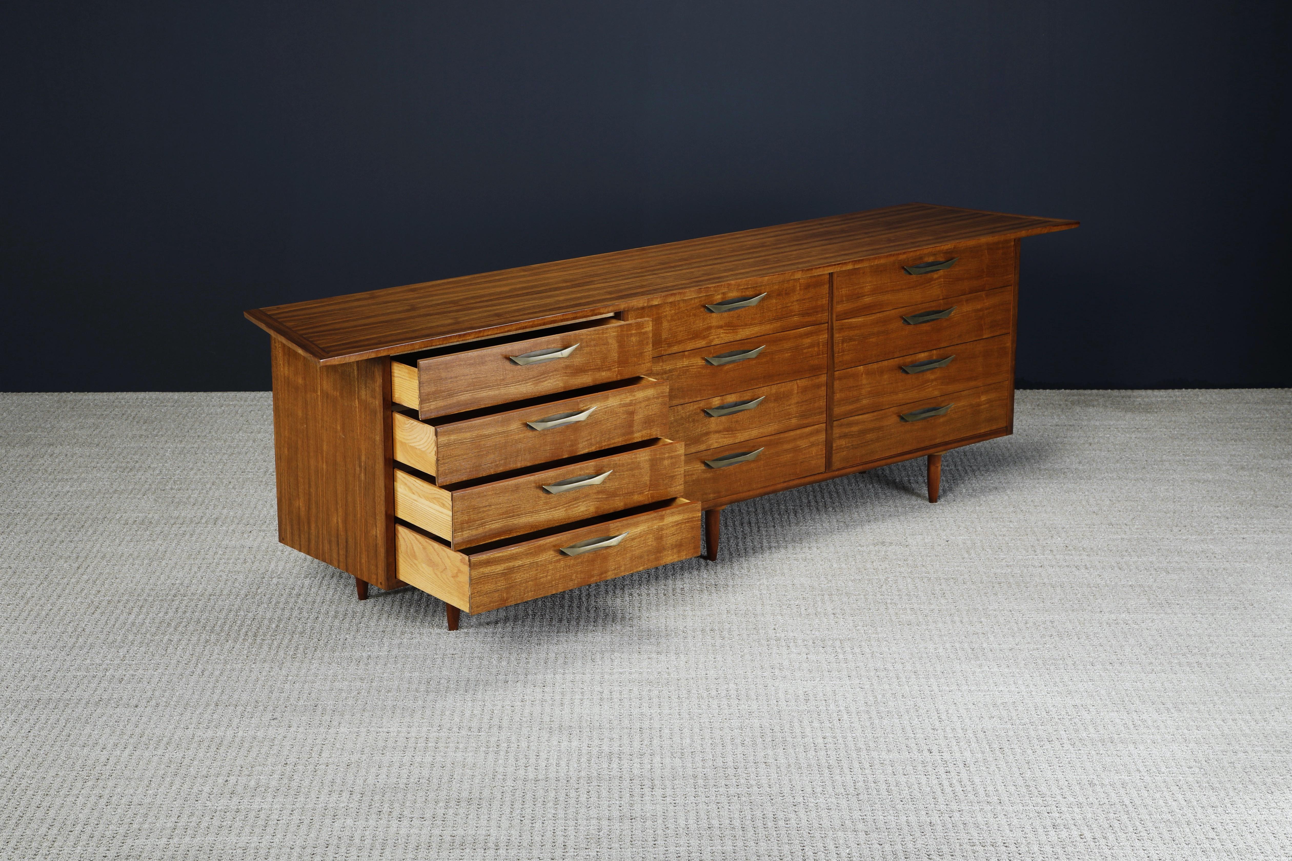 George Nakashima 'Origins' Dresser or Sideboard for Widdicomb, c. 1960, Signed  In Excellent Condition In Los Angeles, CA