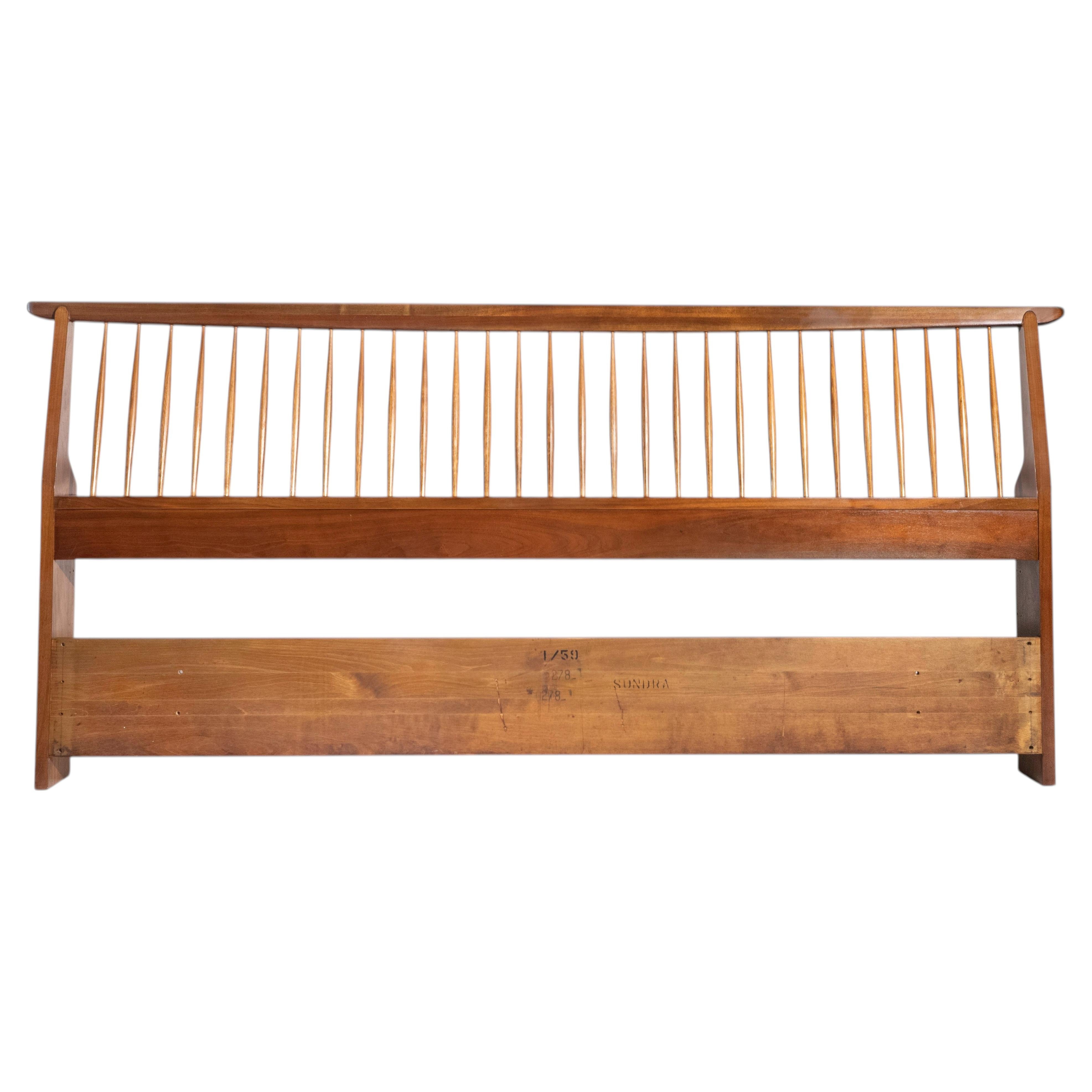 George Nakashima Origins King Size Headboard for Widdicomb, 1950's