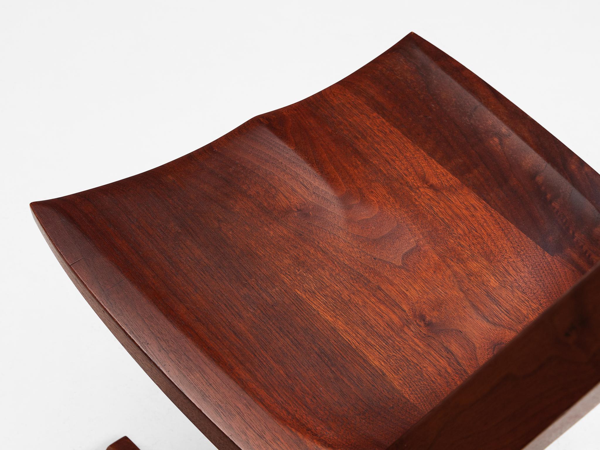 Mid-20th Century George Nakashima Pair of 'Conoid' Dining Chairs in Walnut