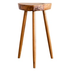 George Nakashima Rare Early Side Table in Ash, New Hope, 1950s