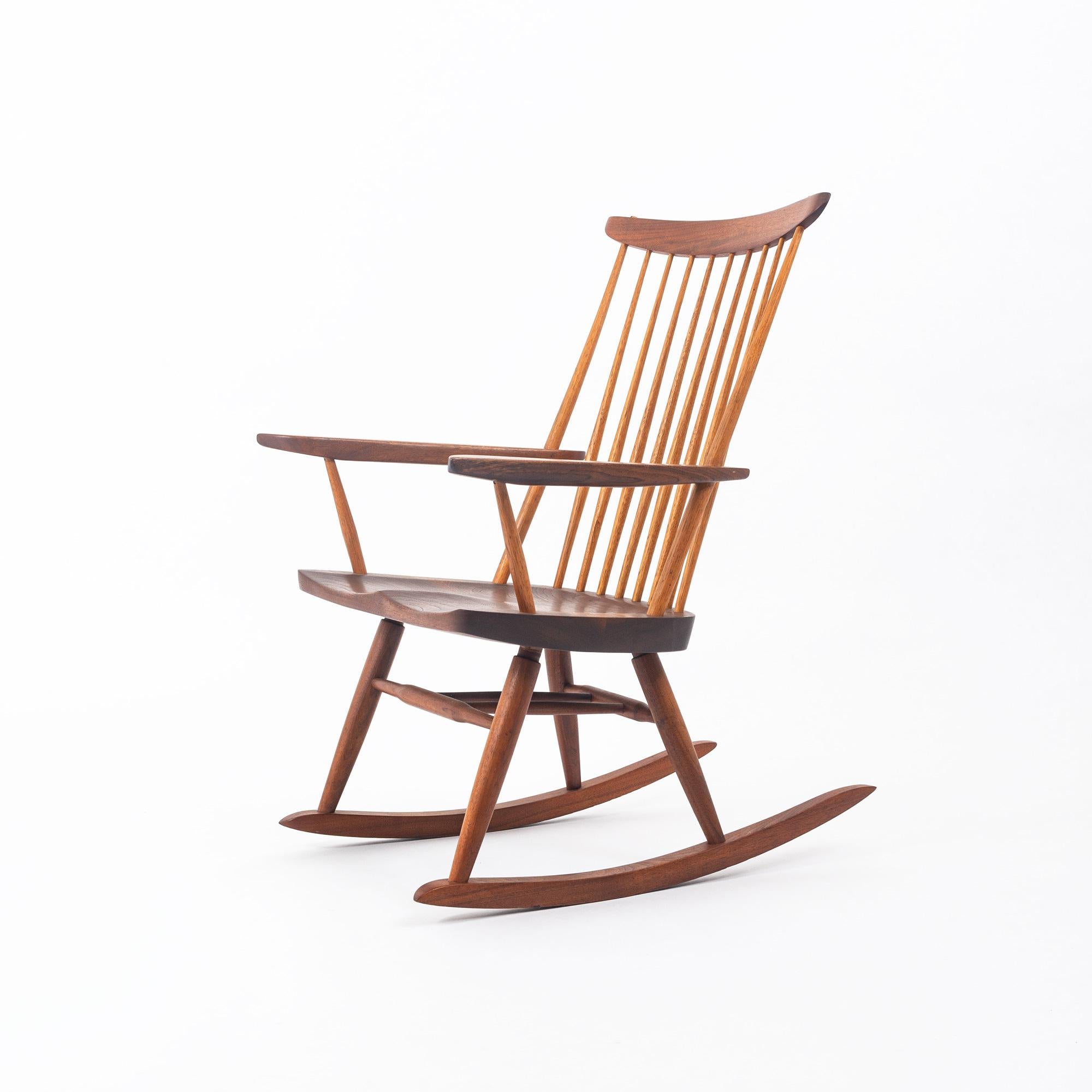 George Nakashima Rocking Chair In Excellent Condition In Seattle, WA