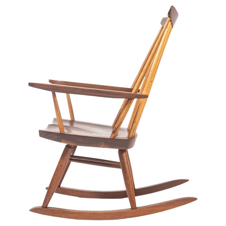 Nakashima Rocking Chair For Sale at 1stDibs