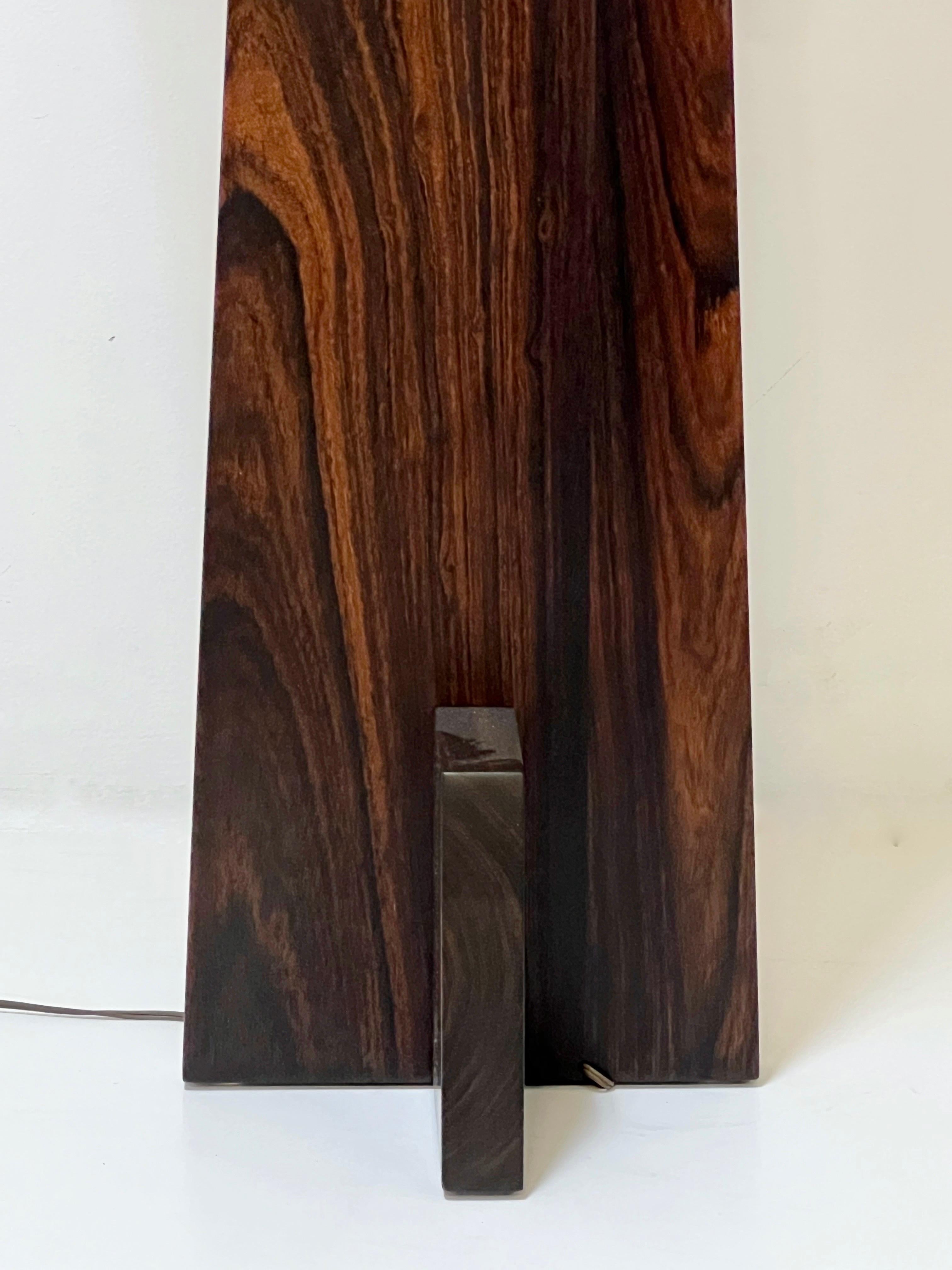 George Nakashima  Lámpara de pie Minguren de palisandro con pantalla Asa Noha en venta 4