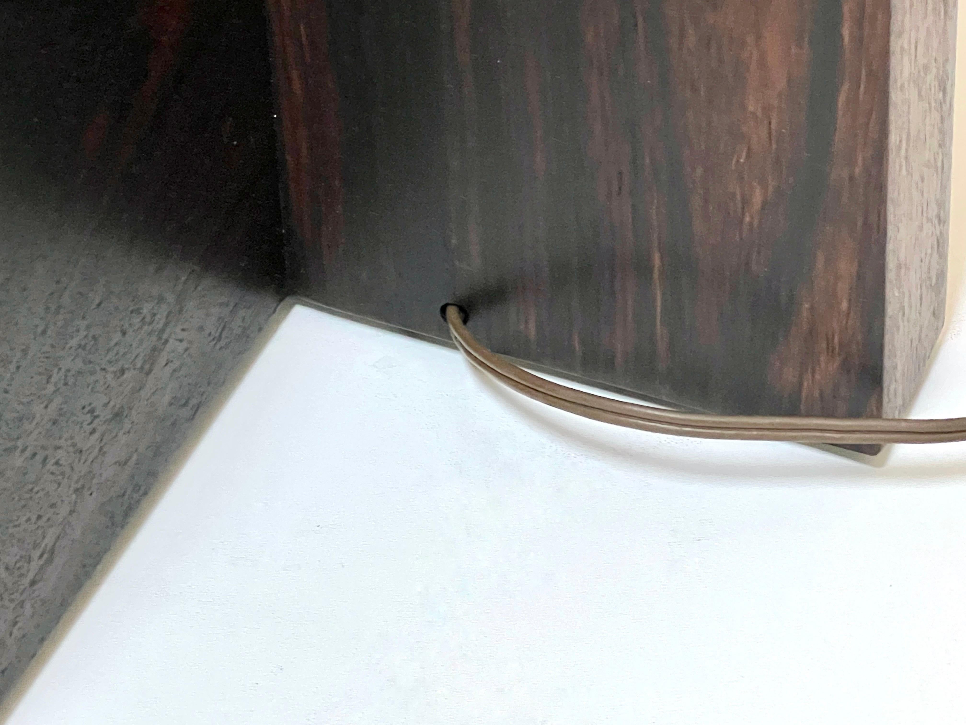 George Nakashima  Lámpara de pie Minguren de palisandro con pantalla Asa Noha en venta 3