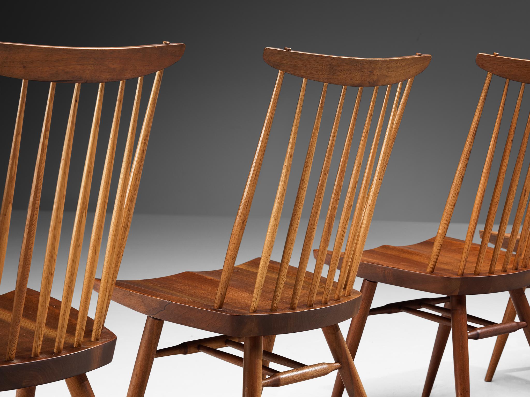 Américain George Nakashima lot de six chaises de salle à manger « nouvelles »  en vente