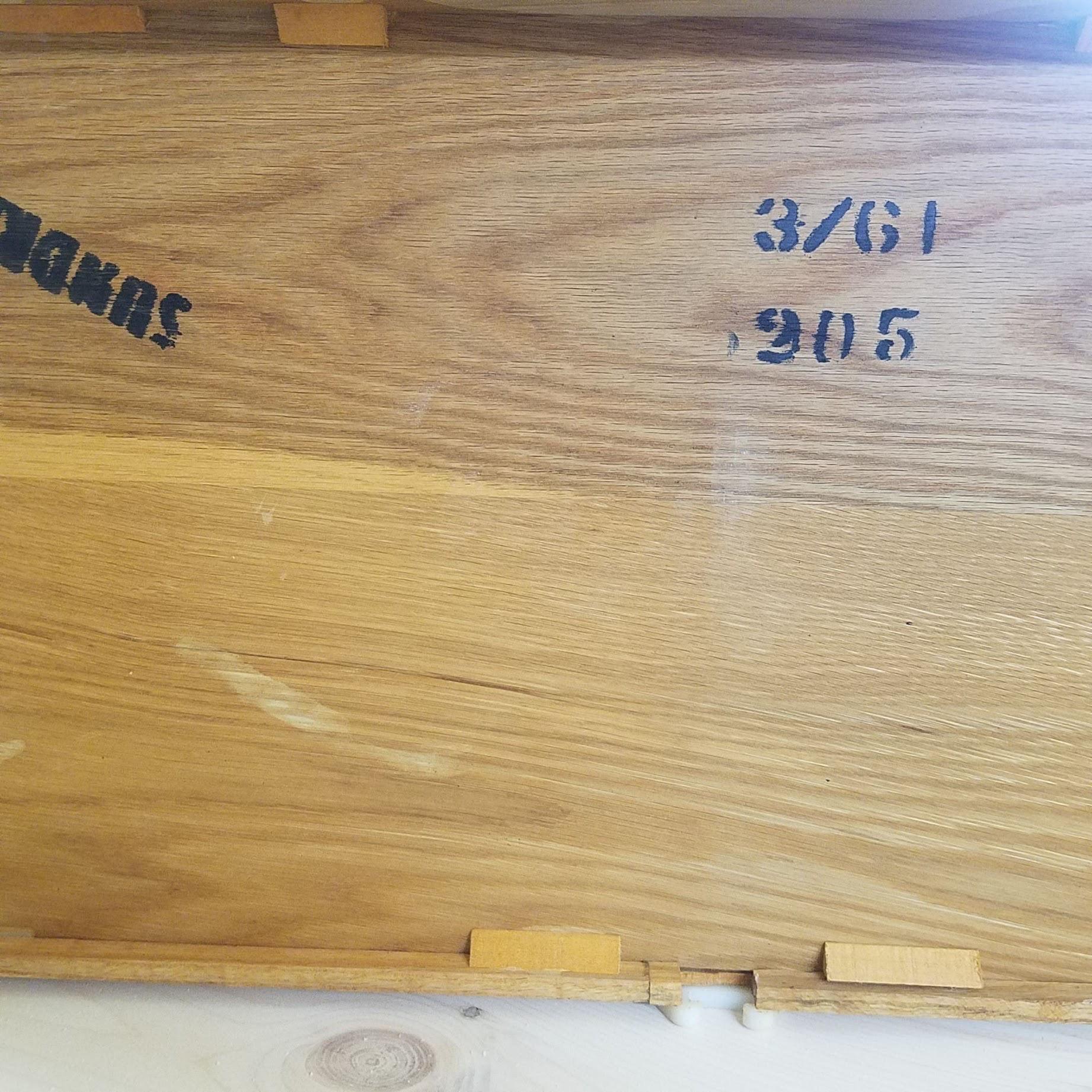 George Nakashima Sideboard Model 205 Walnut and Carpathian Elm Widdicomb, 1961 4