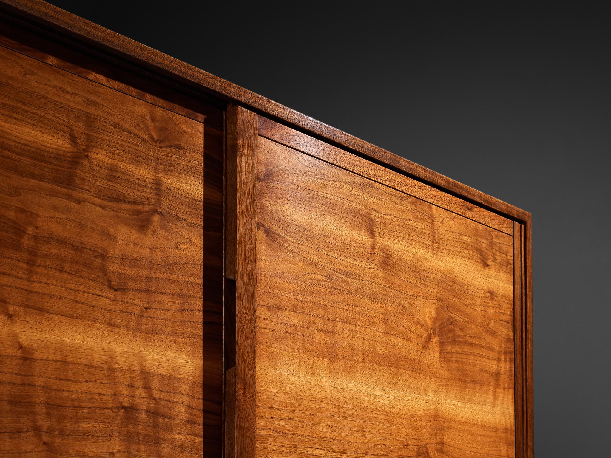 George Nakashima Sideboard with Sliding Doors in Solid Walnut 1