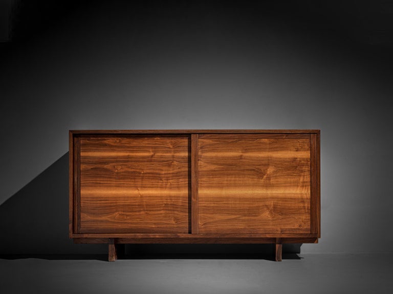 George Nakashima, sideboard with sliding doors, walnut, United States, 1956

This stunning sideboard was designed by George Nakashima combining a choice of high-quality material and an exquisite level of craftsmanship. Two sliding doors feature an