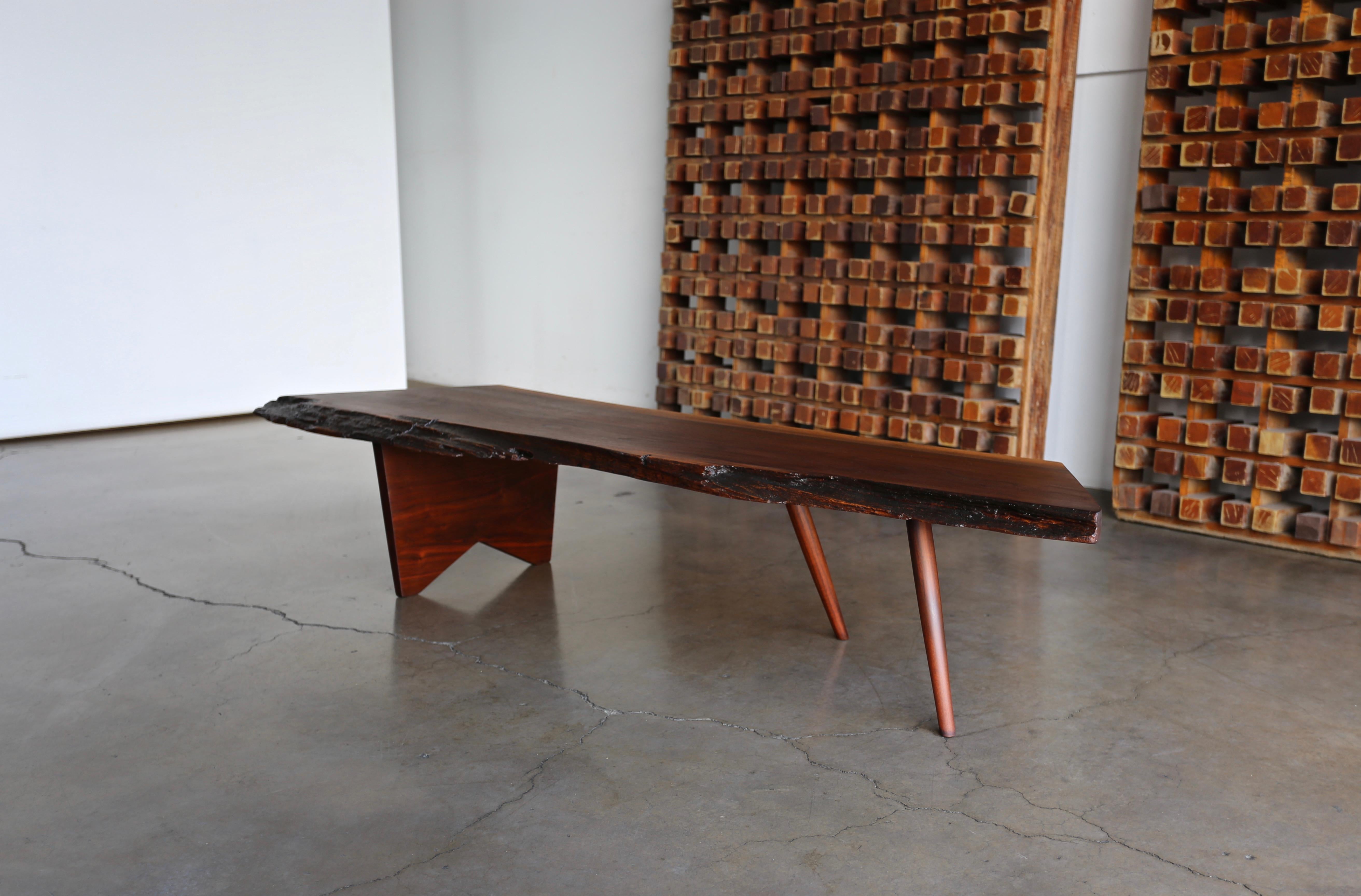 George Nakashima Slab Coffee Table, 1958 7