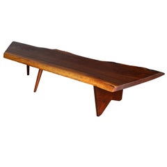 George Nakashima Couchtisch aus Platten:: 1958