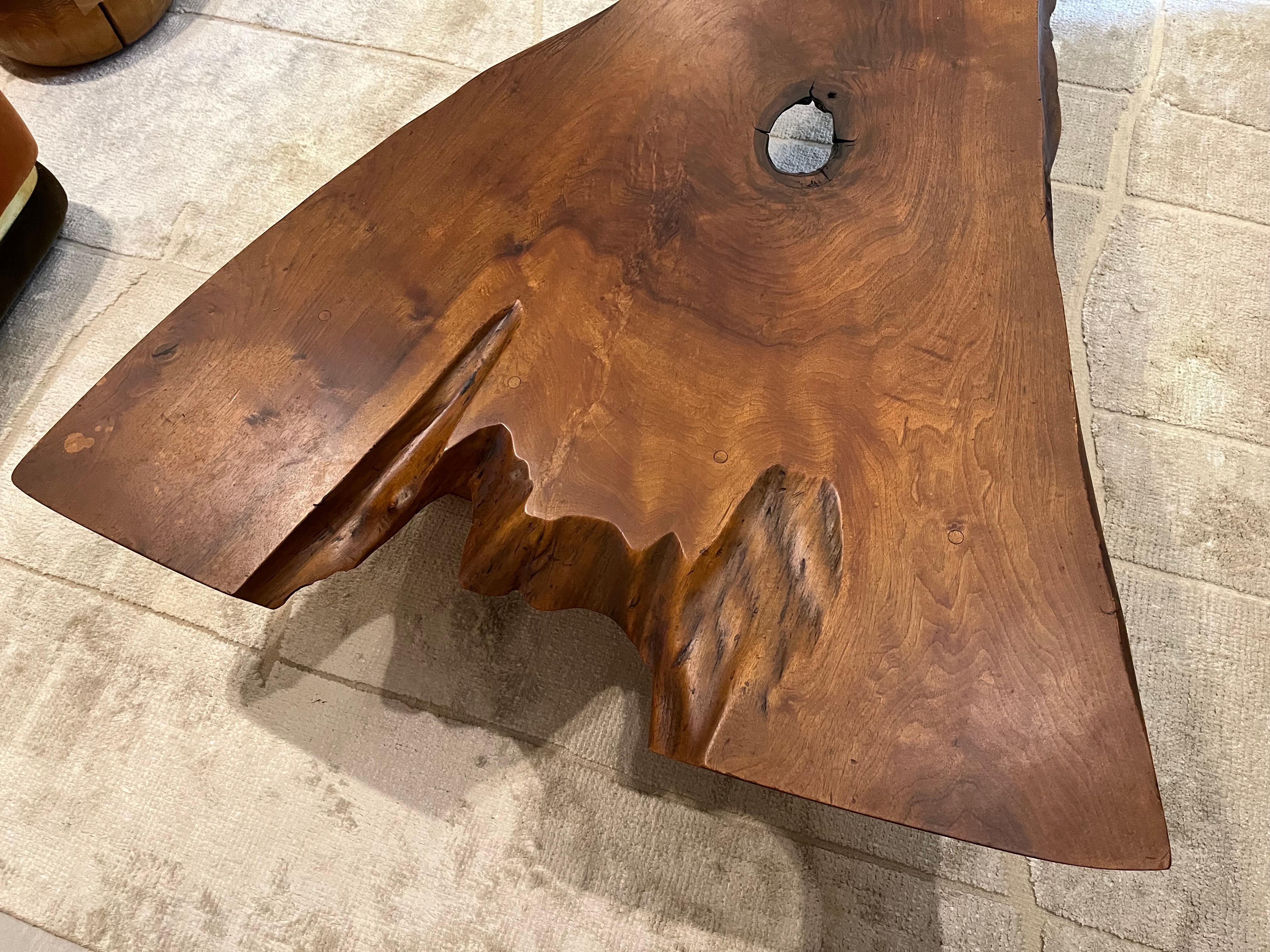 George Nakashima Slab Coffee Table For Sale 8