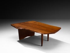 George Nakashima 'Slab' Coffee Table in English Walnut