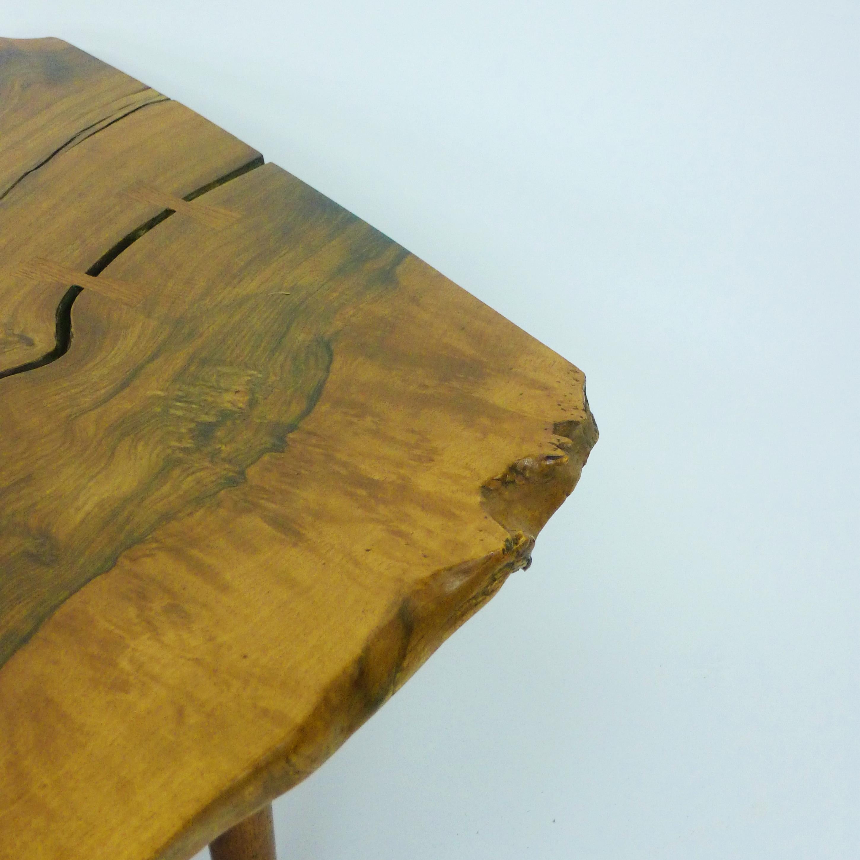 George Nakashima, table basse en dalles aux bords libres, 1958 en vente 5