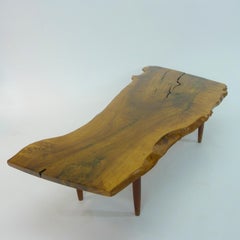 George Nakashima, Slab Coffee Table with Free Edges, 1958