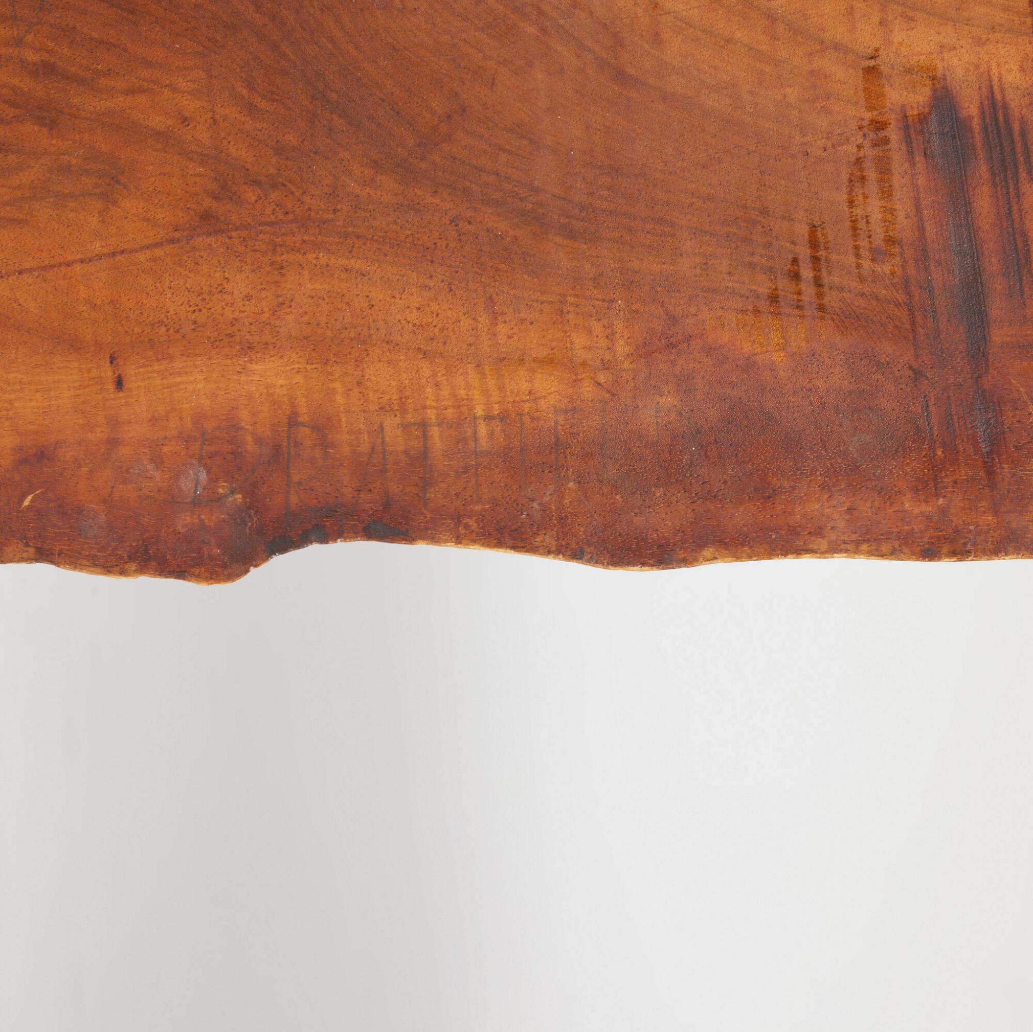 Américain George Nakashima, table basse en dalles aux bords libres, 1958 en vente