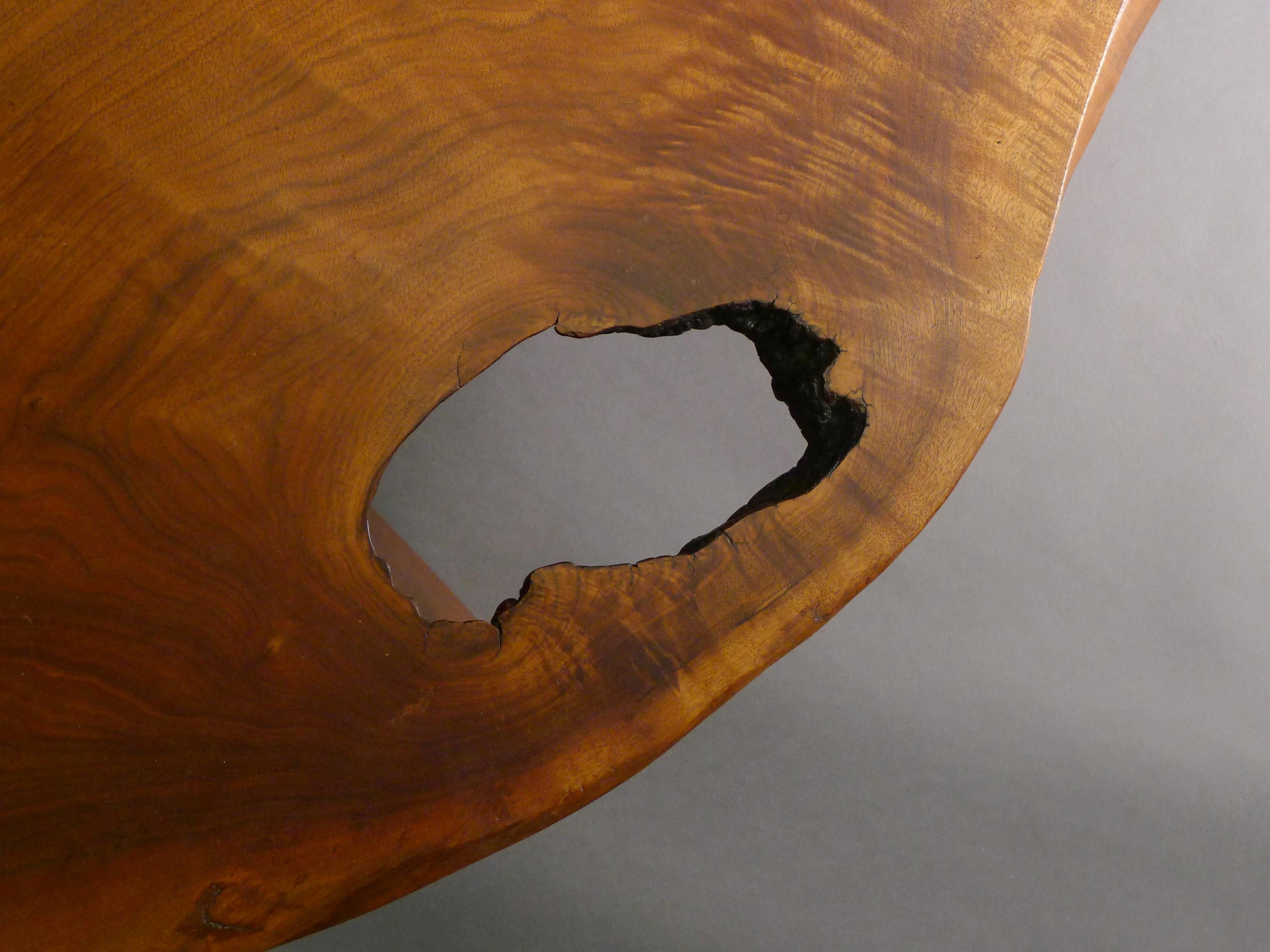 George Nakashima, Table basse Slab I, noyer noir américain, 1968 Bon état - En vente à Wargrave, Berkshire
