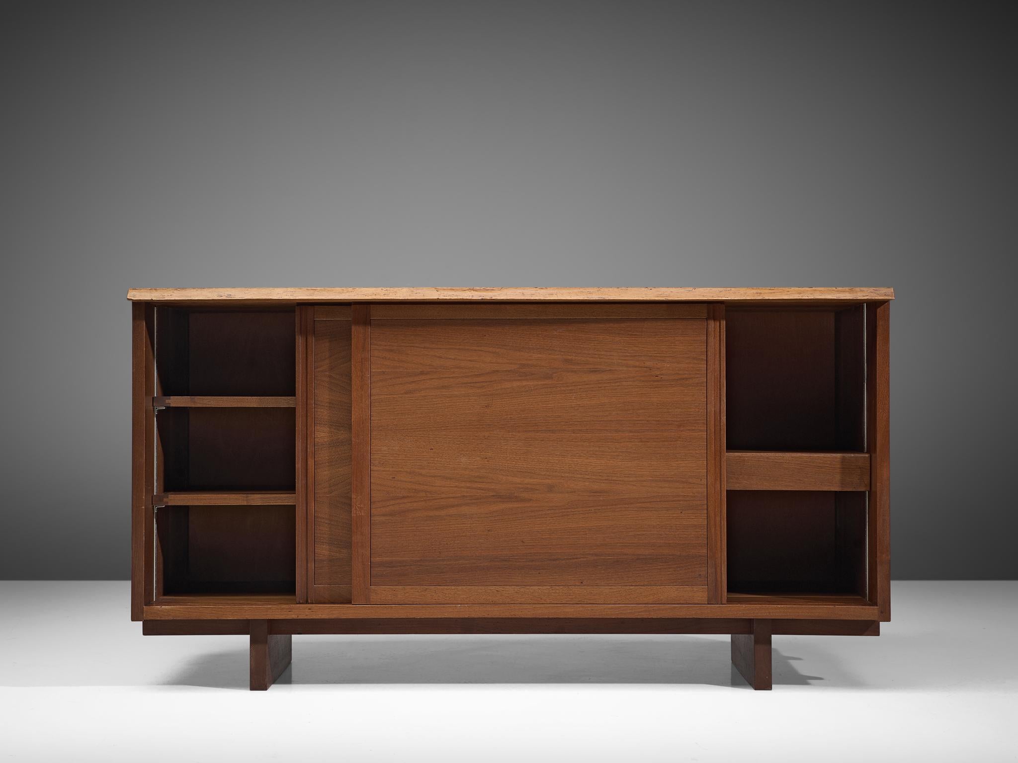 George Nakashima, Sliding Door Cabinet, American Walnut, New Hope, PA, 1959 4