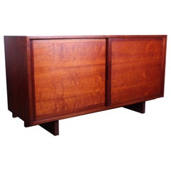 George Nakashima Sliding Door Cabinet in Cherry, 1963